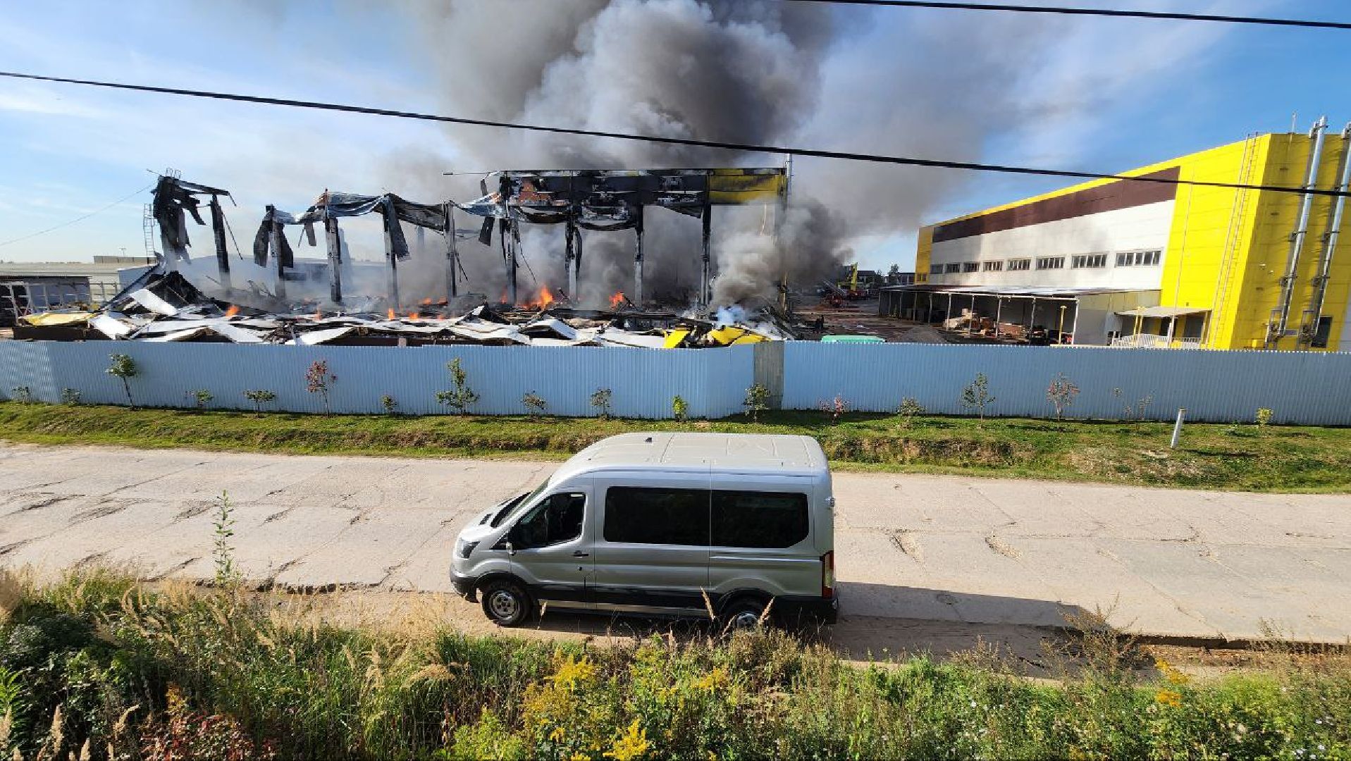 Дмитров, Пожар в логоцентре Катуар, ЧП в Некрасовском, МЧС,
