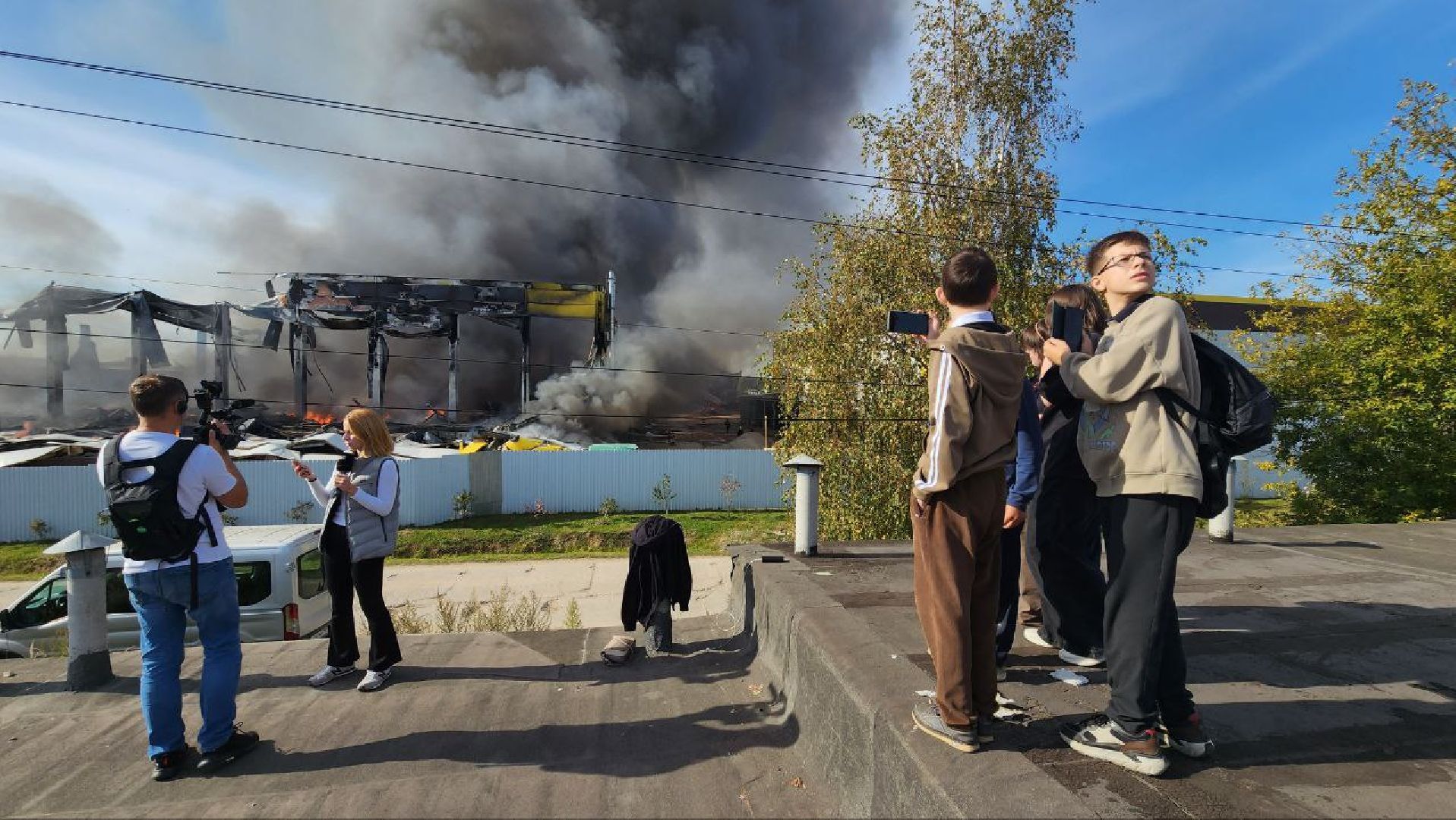 Дмитров, Пожар в логоцентре Катуар, ЧП в Некрасовском, МЧС,