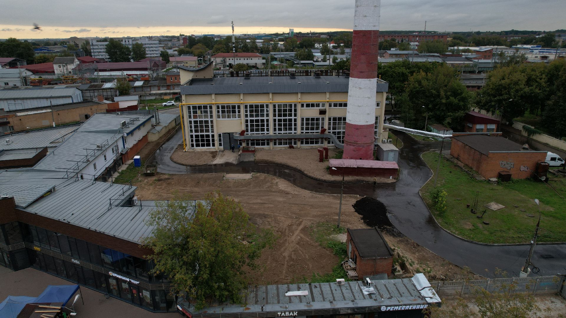 видео с коптера, котельная в подольске, жкх подольск,