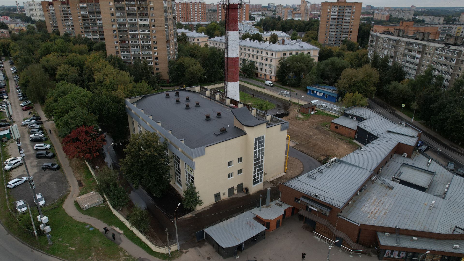 видео с коптера, котельная в подольске, жкх подольск,