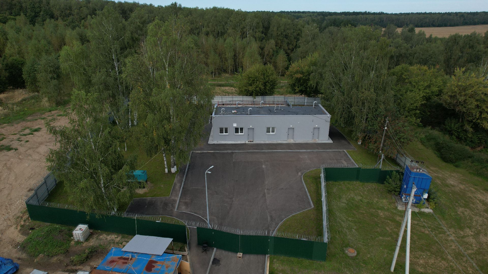 видео с коптера, очистные в зарайске, экология подмосковья,