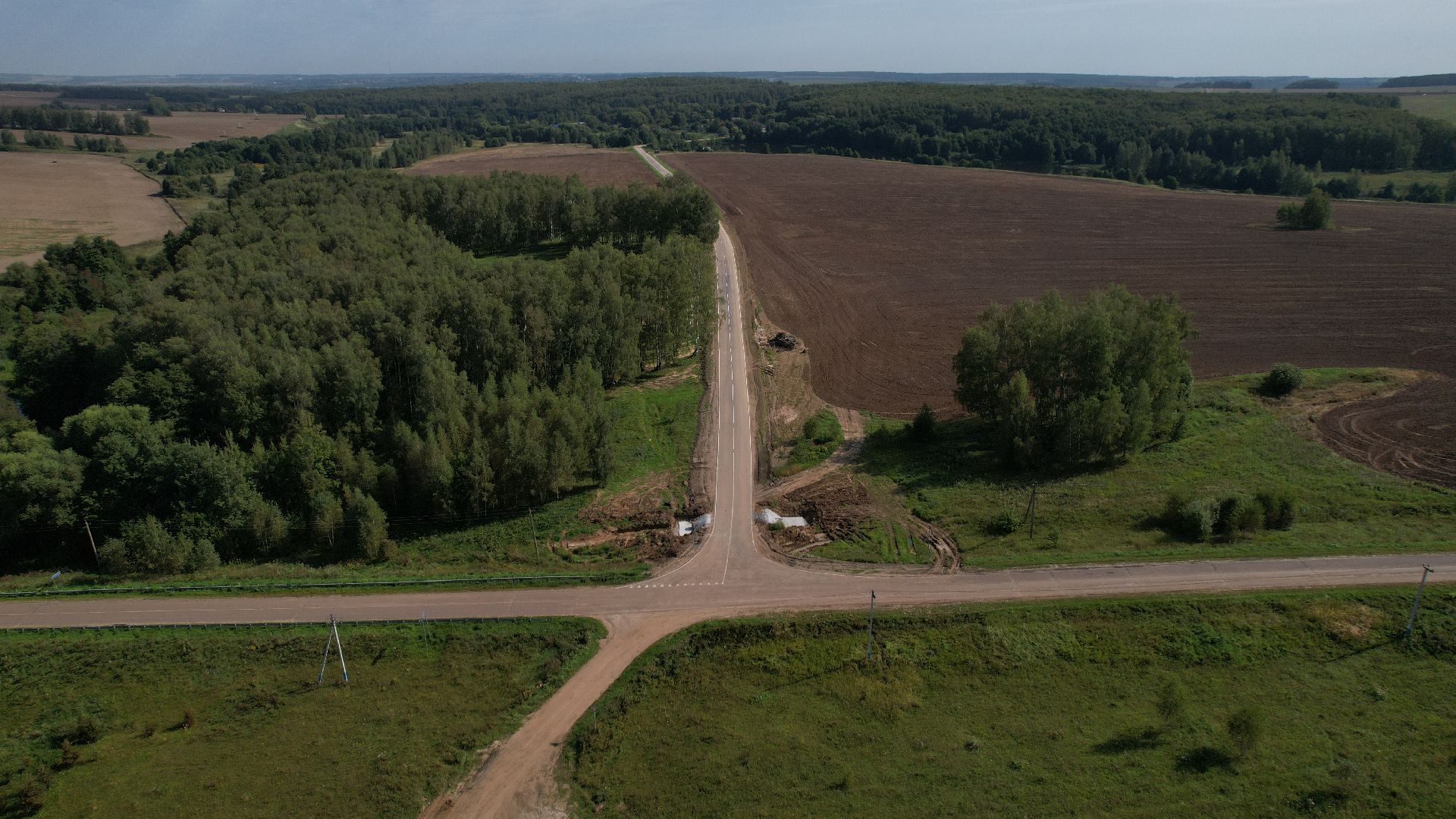 видео с коптера, дороги подмосковья, дороги зарайска,