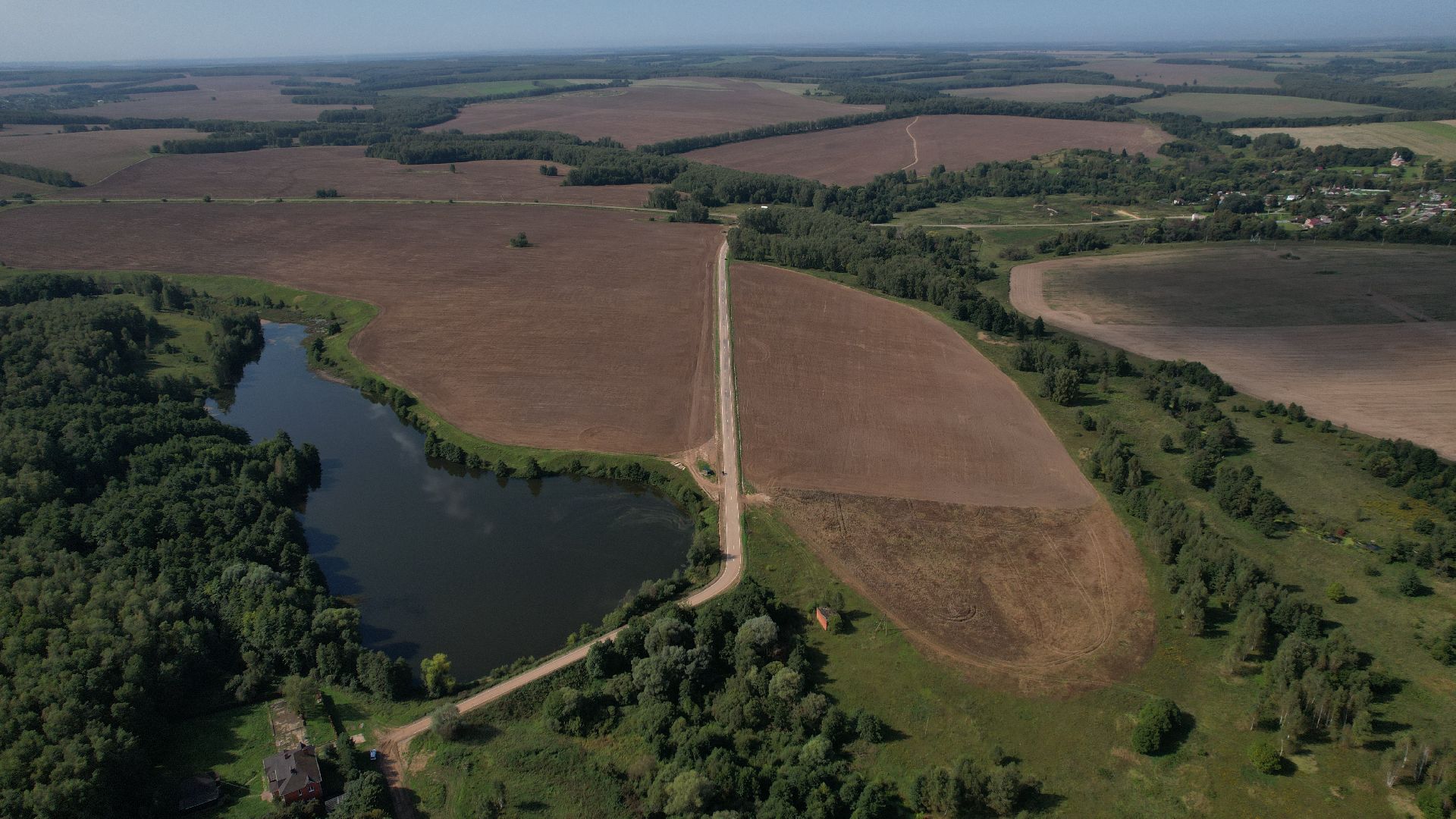видео с коптера, дороги подмосковья, дороги зарайска,