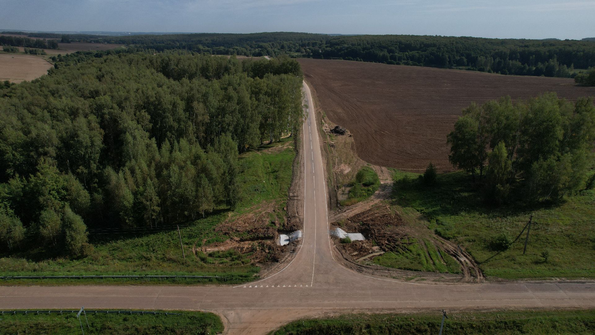 видео с коптера, дороги подмосковья, дороги зарайска,