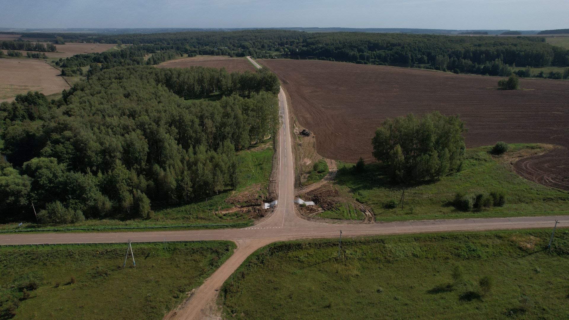 видео с коптера, дороги подмосковья, дороги зарайска,