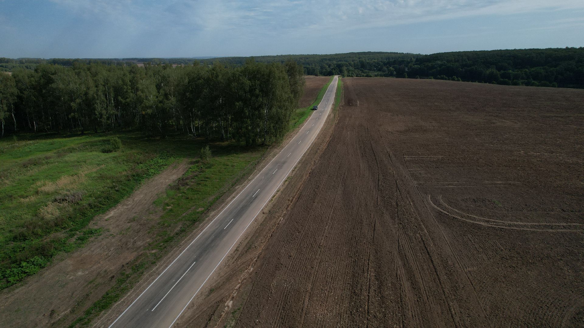 видео с коптера, дороги подмосковья, дороги зарайска,