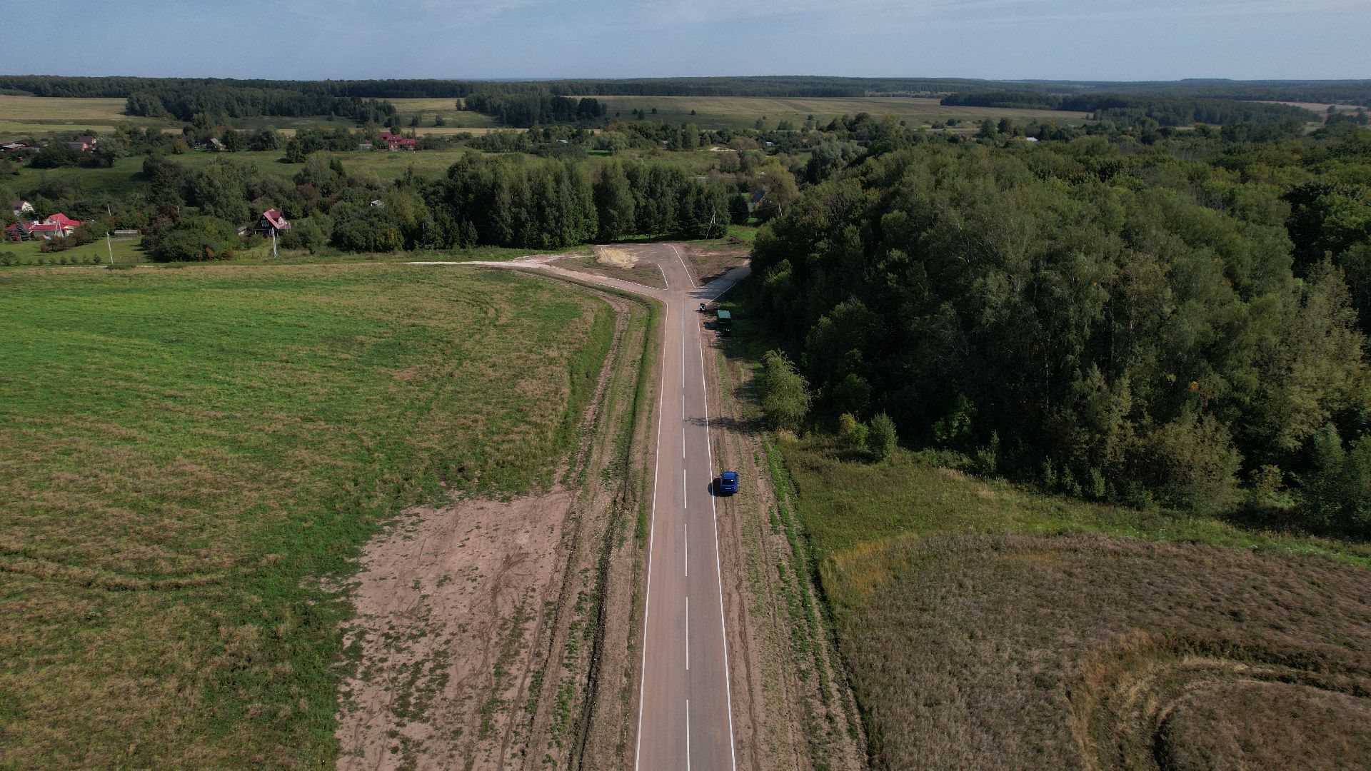 видео с коптера, дороги в зарайске, дороги подмосковья,