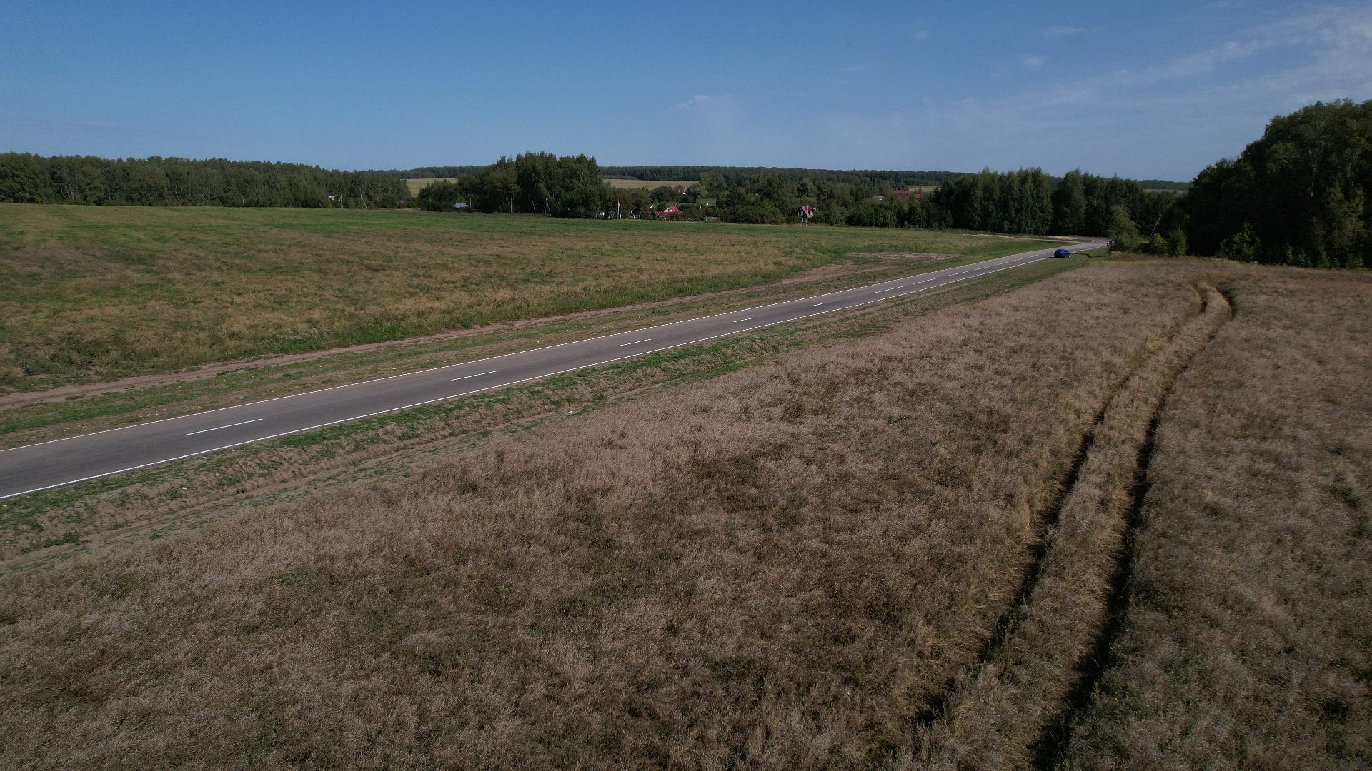 видео с коптера, дороги в зарайске, дороги подмосковья,