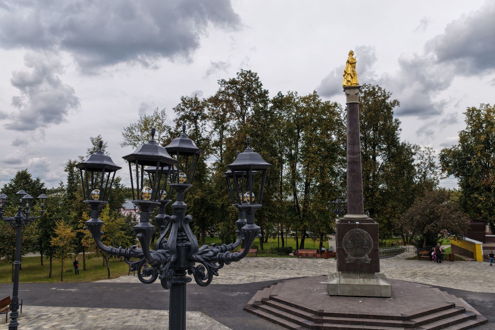 видео с коптера, сквер бугрова,  благоустройство в богородском,