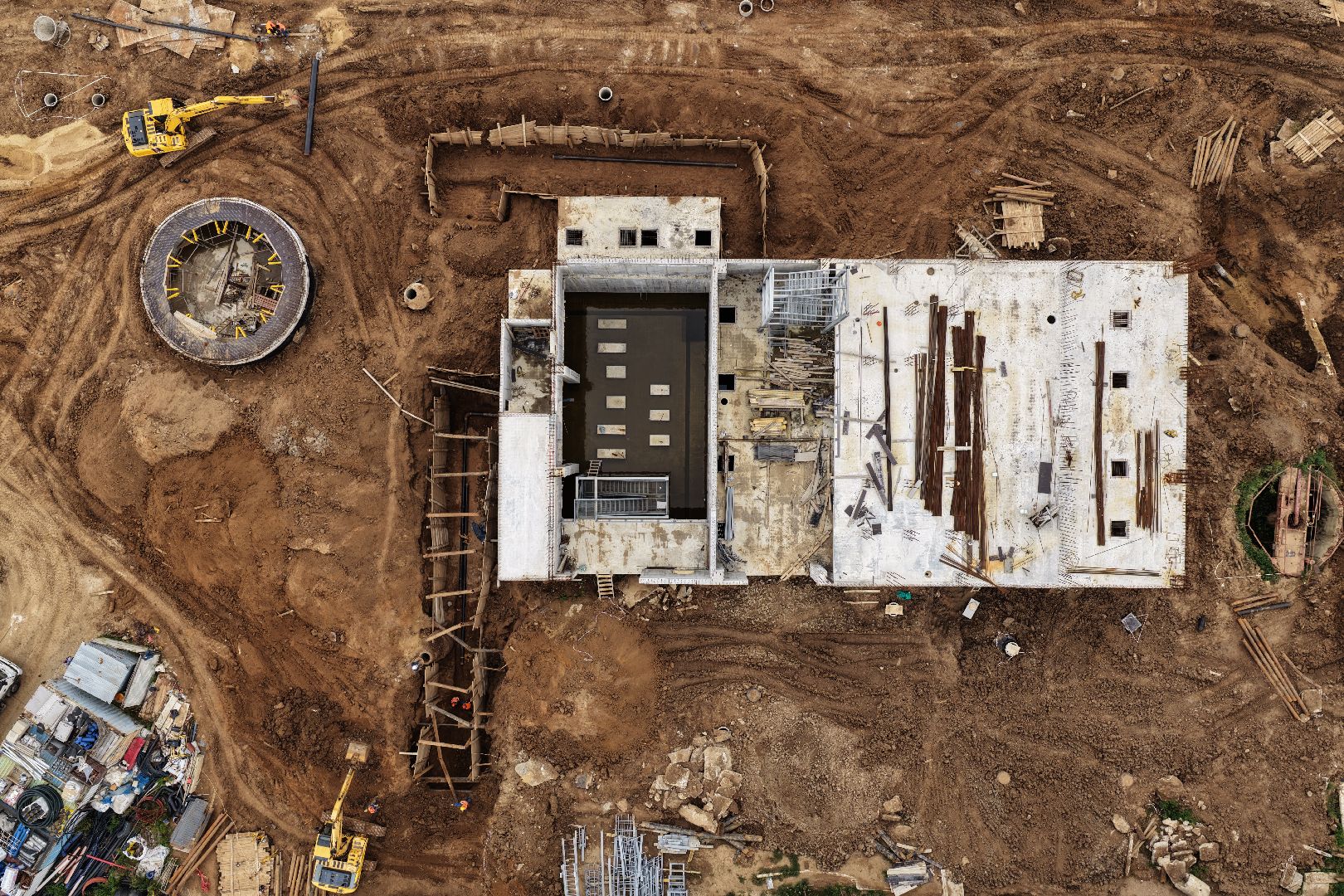 видео с коптера, очистные в сергиевом посаде, экология подмосковья,