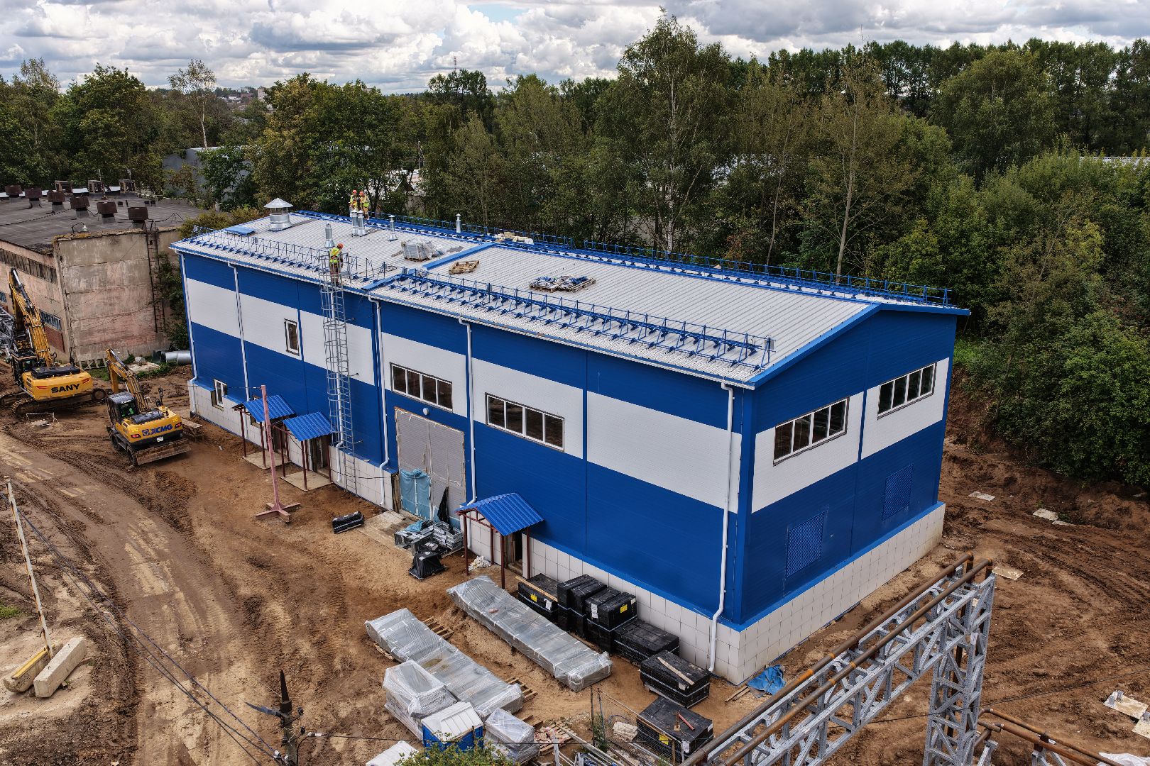 видео с коптера, очистные в сергиевом посаде, экология подмосковья,