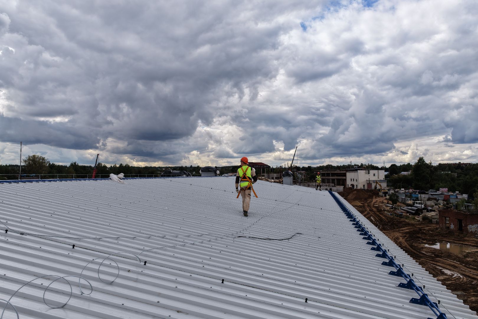 видео с коптера, очистные в сергиевом посаде, экология подмосковья,