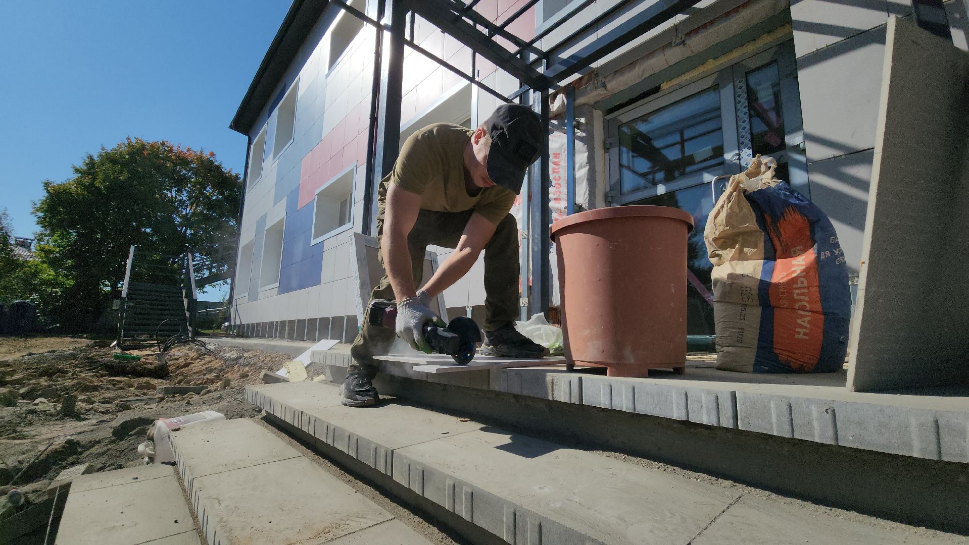 Руза , капитальный ремонт детского сада, колюбакино, Строительство ,