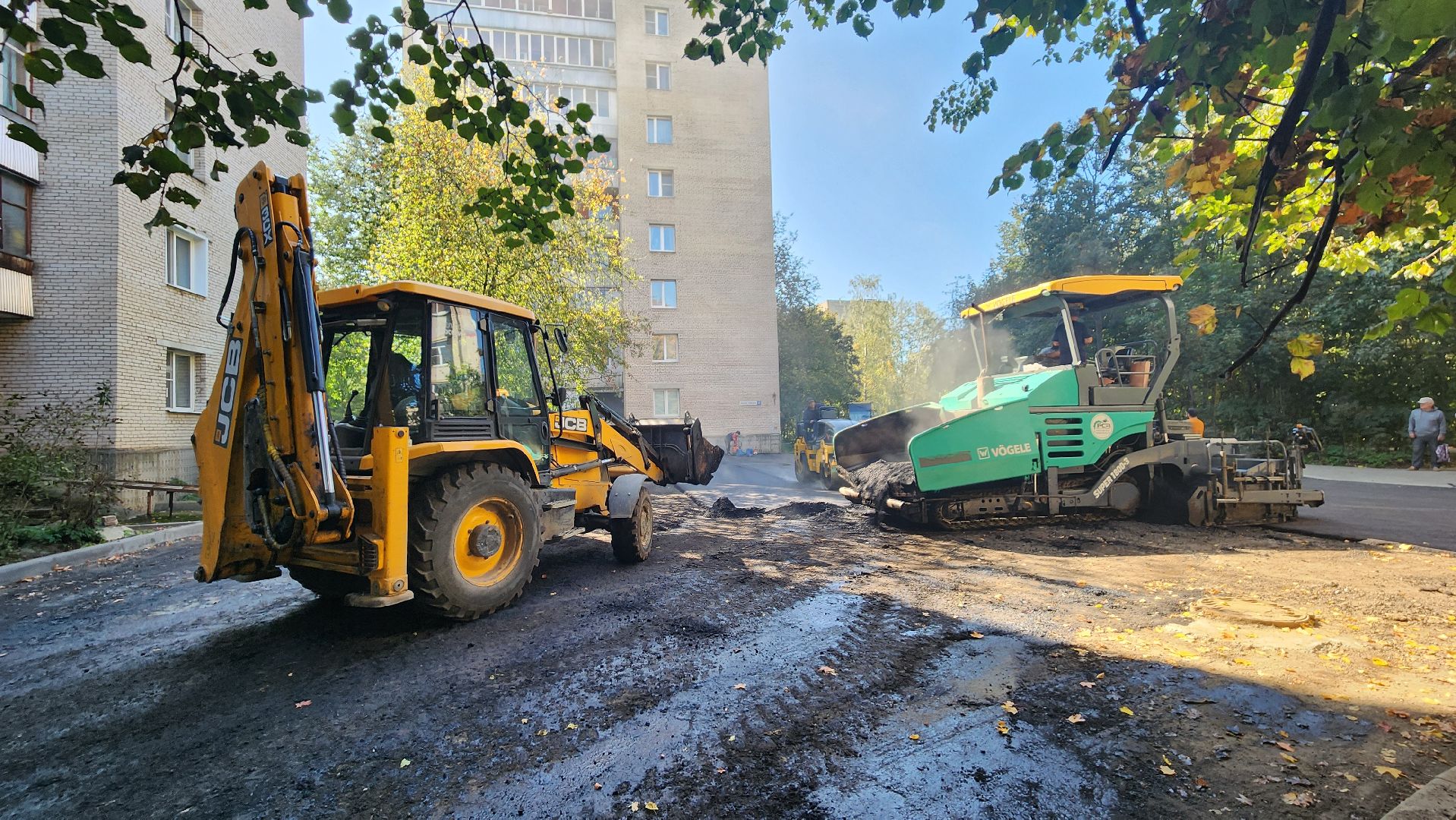 новый асфальт, благоустройство , кбдт, протвино,