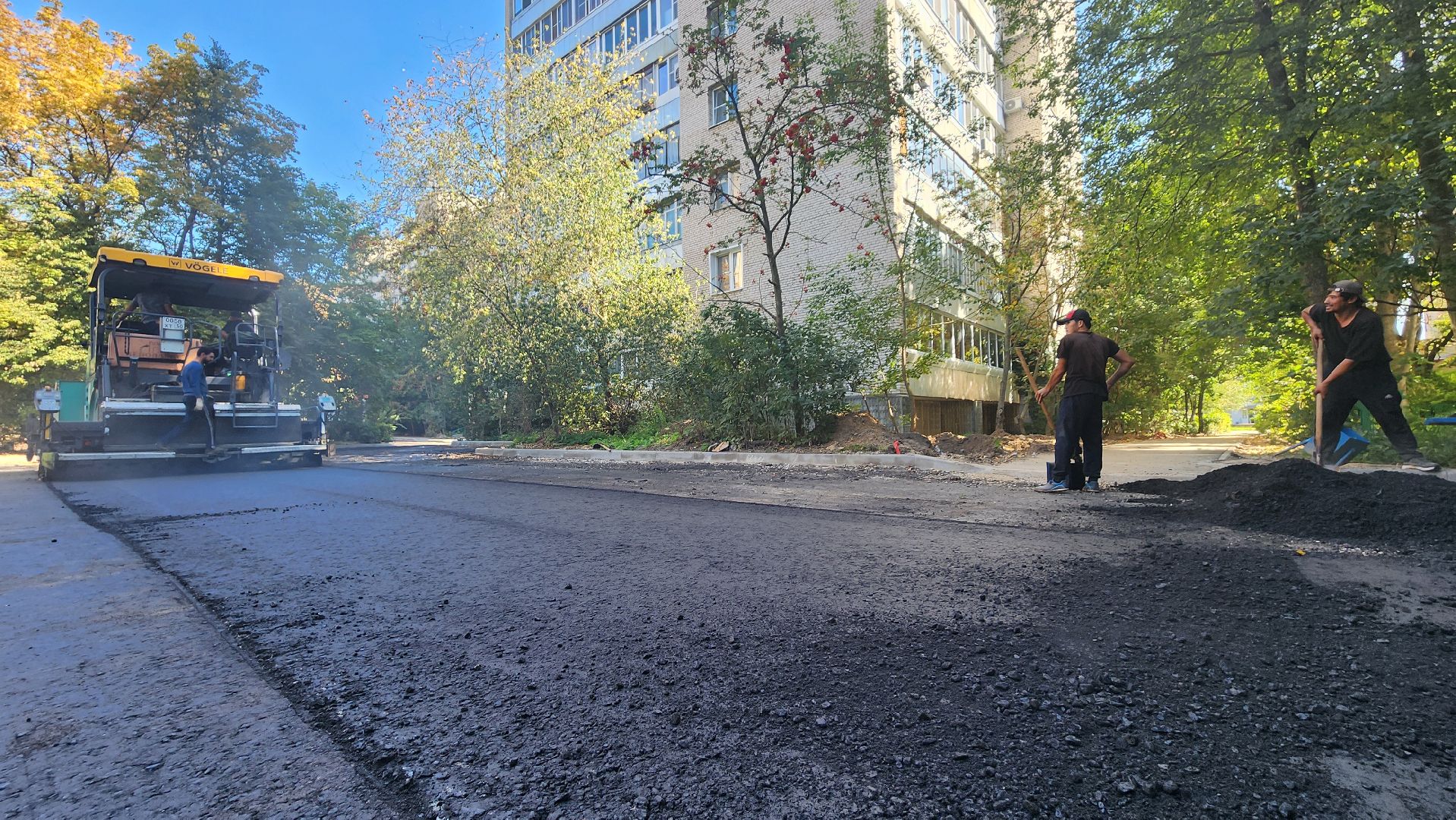 новый асфальт, благоустройство , кбдт, протвино,