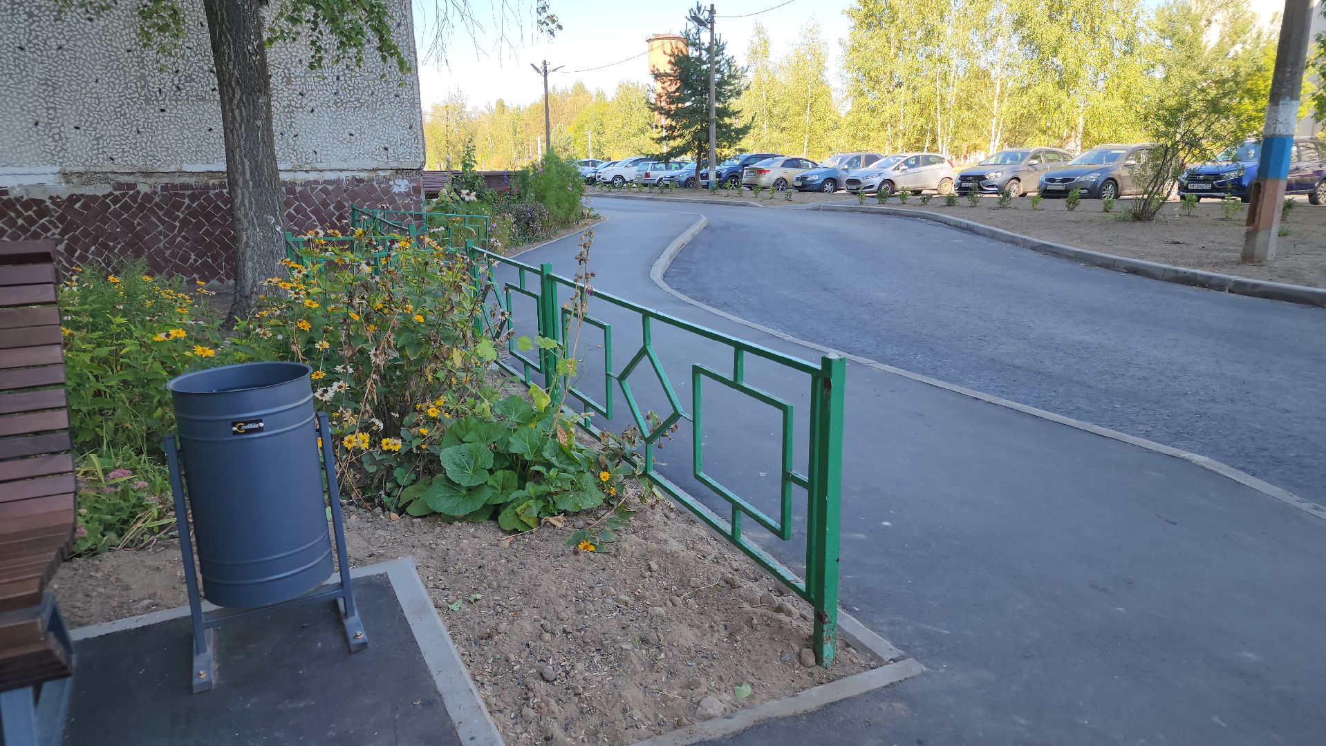 благоустройство дворов, давыдово, орехово-зуевский округ,