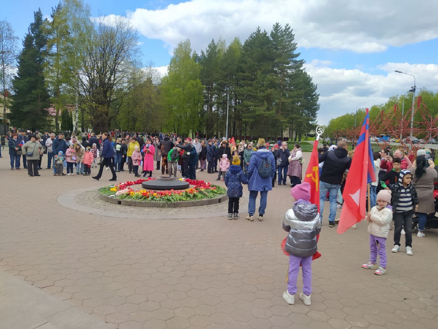 Снегири, День победы, 9 мая