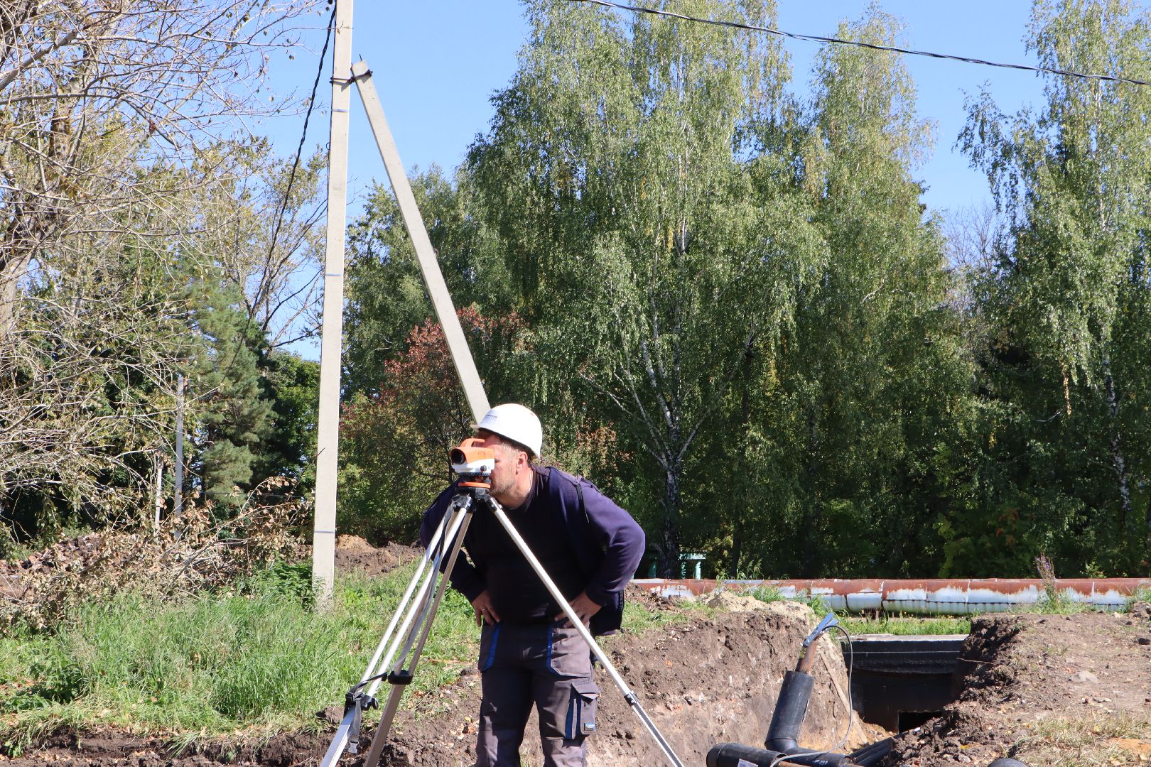 серебряные пруды , строительство теплотрассы Мочилы, жкх, отопительный сезон 2025-2026,