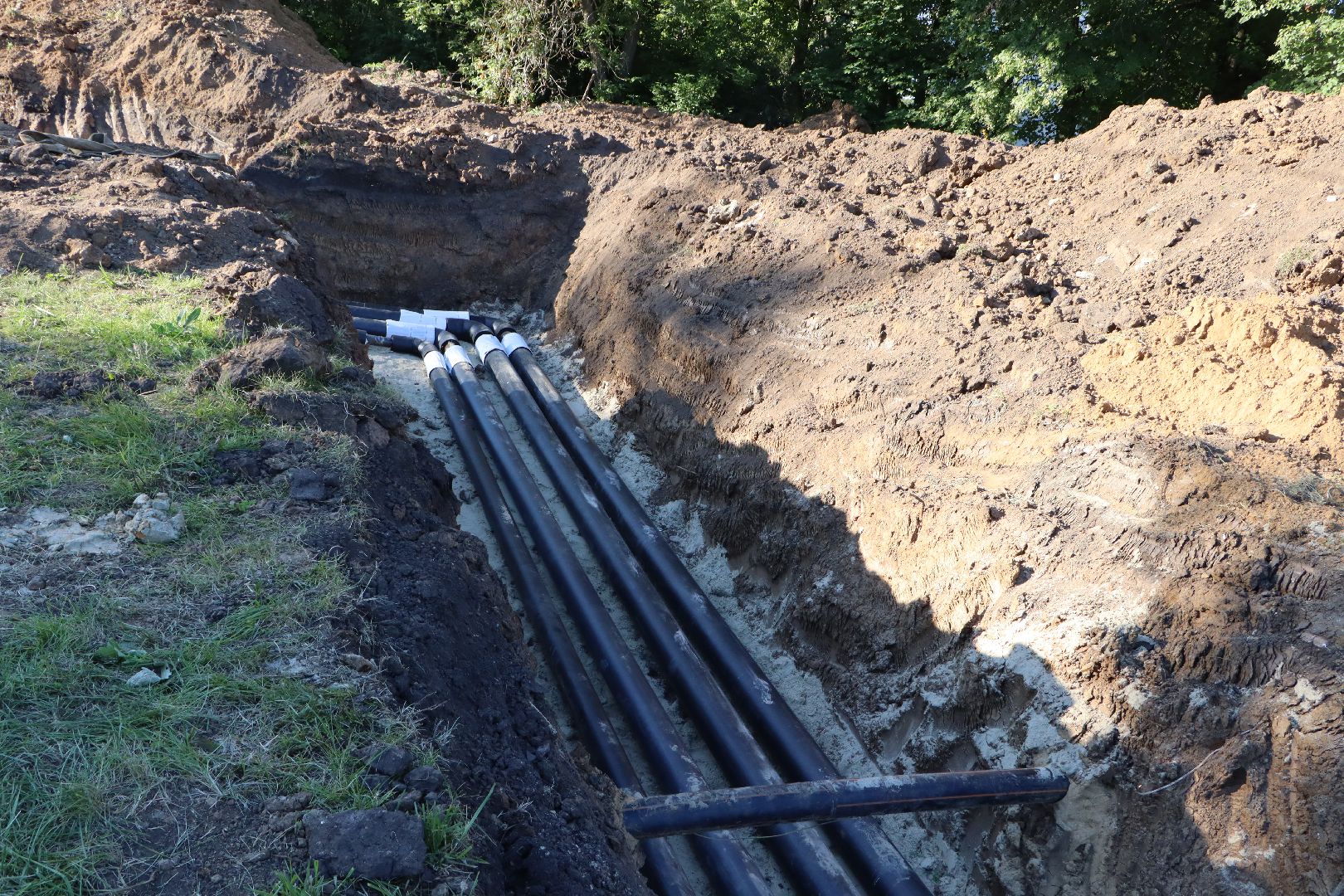 серебряные пруды , строительство теплотрассы Мочилы, жкх, отопительный сезон 2025-2026,