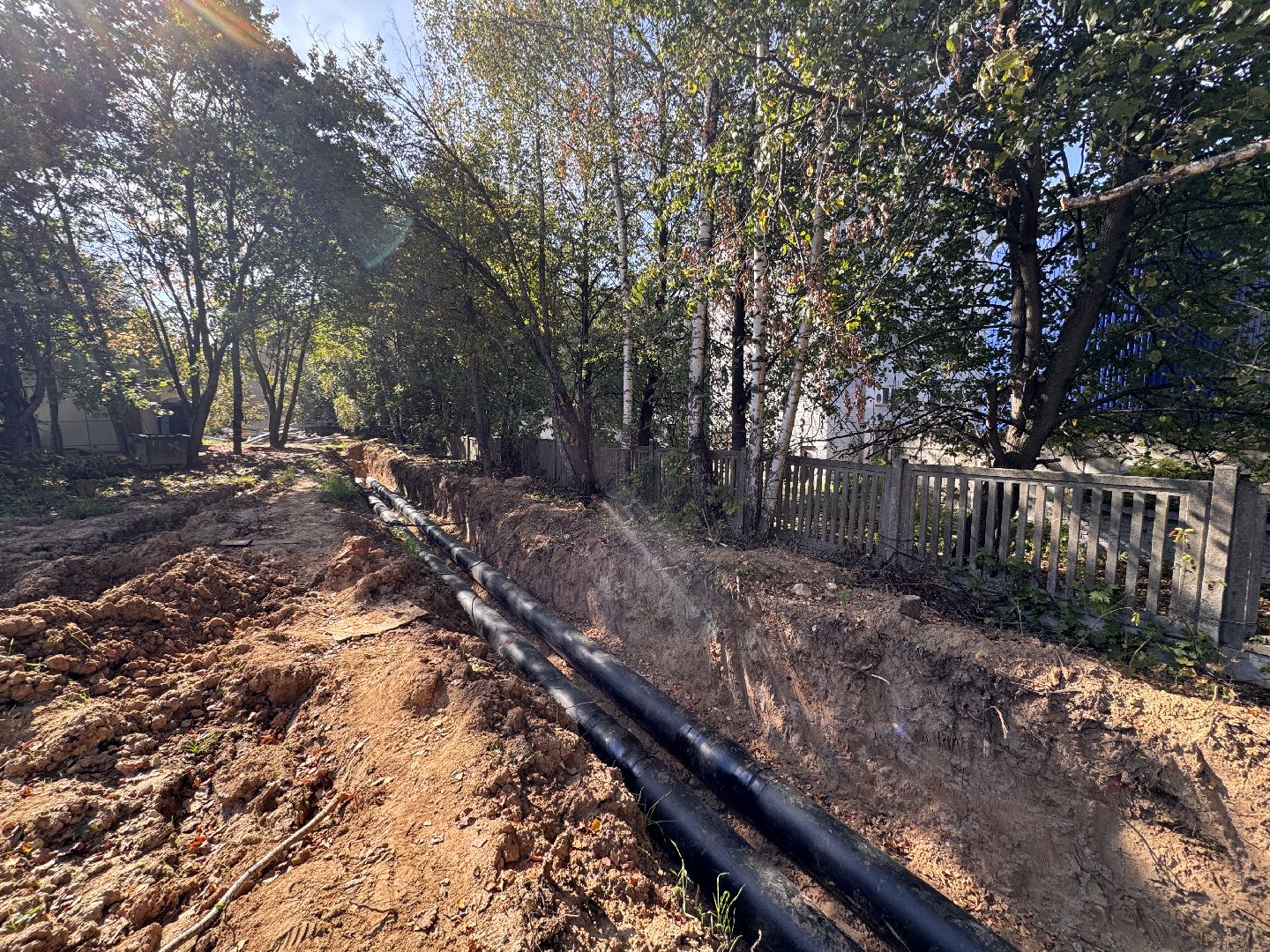 Барвиха, Замена теплотрассы, Одинцово ЖКХ,