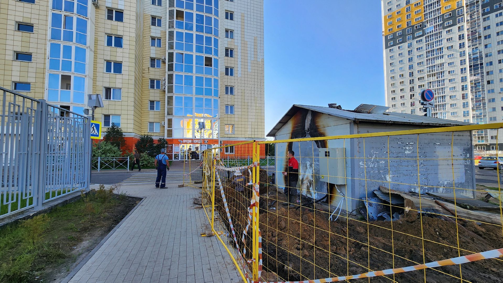 солнечногорск, поселок голубое, канализация, насосная станция,