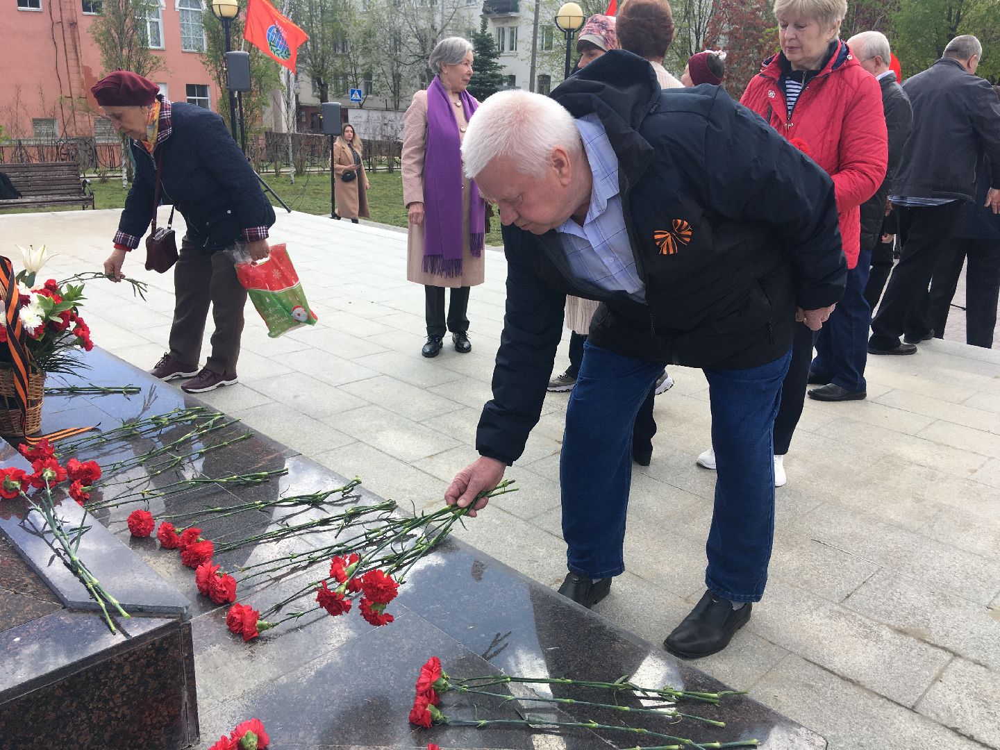 День Победы, возложение цветов, ветераны, мемориал, праздник