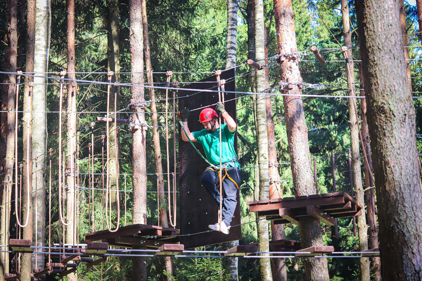 клин, общество, дети, благоустройство, веревочный парк,
