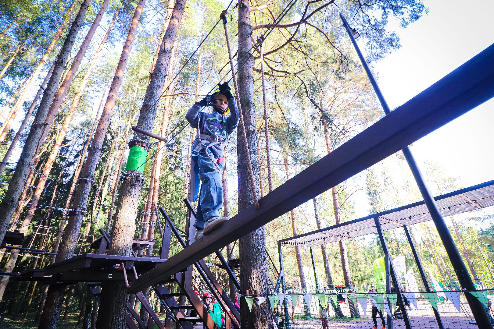 клин, общество, дети, благоустройство, веревочный парк,