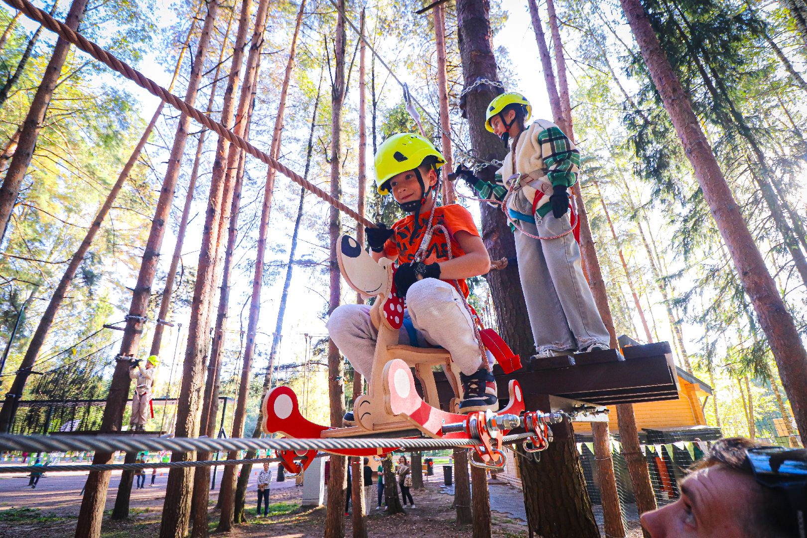 клин, общество, дети, благоустройство, веревочный парк,