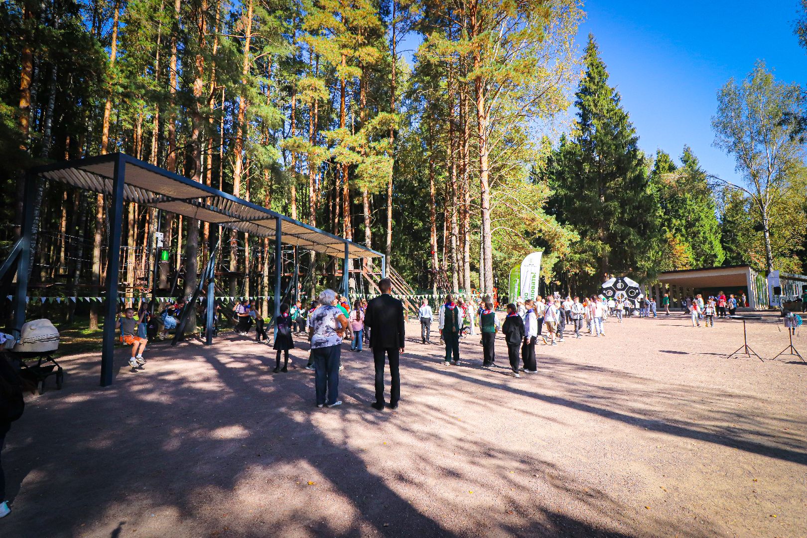 клин, общество, дети, благоустройство, веревочный парк,