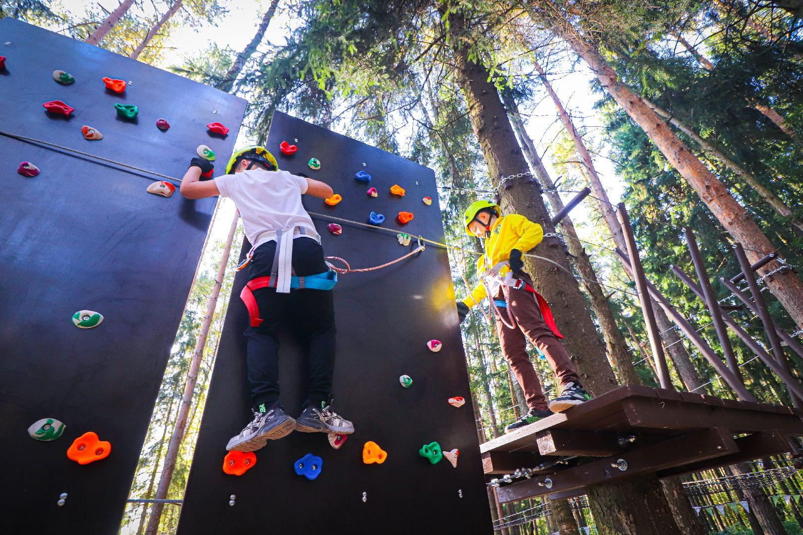 клин, общество, дети, благоустройство, веревочный парк,