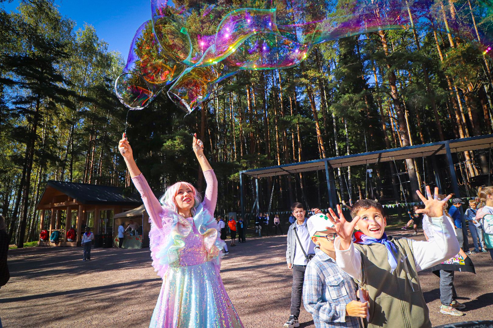 клин, общество, дети, благоустройство, веревочный парк,