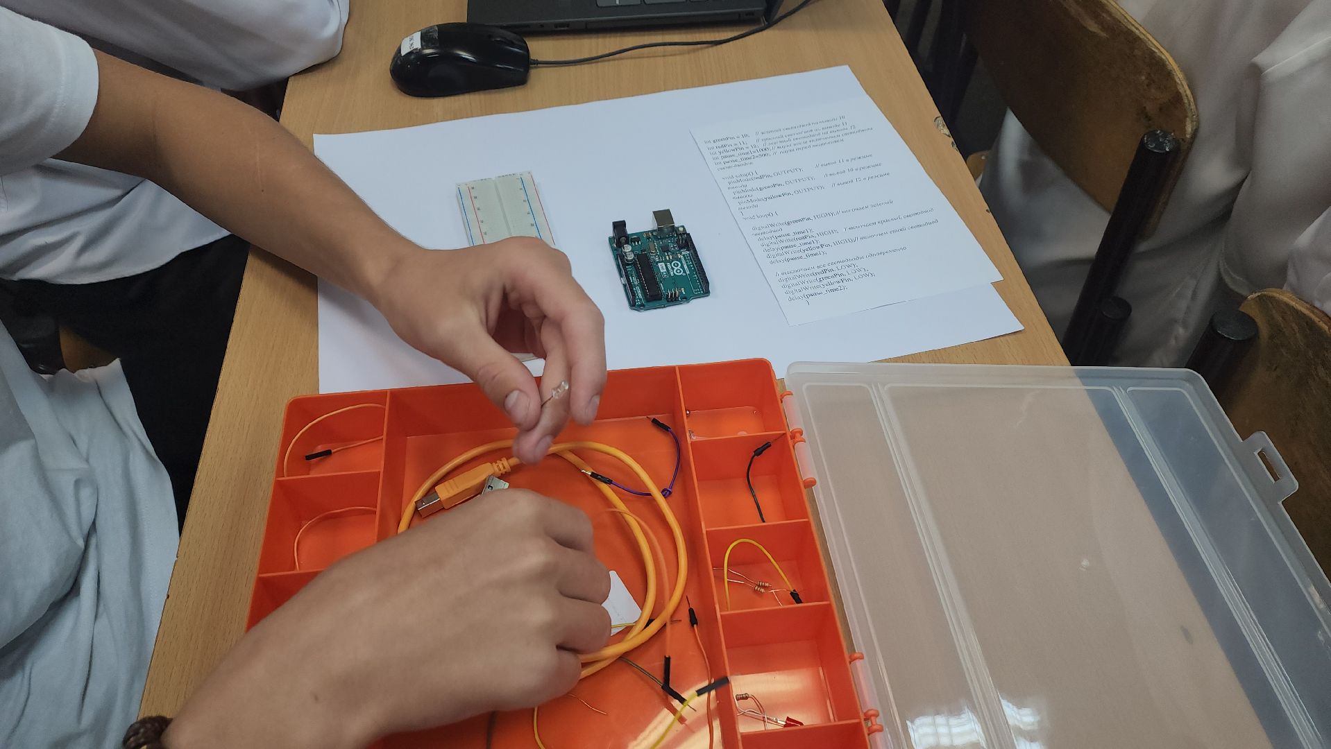 пушкинский округ, правдинский, образовательный комплекс, точка роста, програмирование, учащиеся, робототехника,язык программирования, светодиоды, светофор, предпрофессиональные классы,