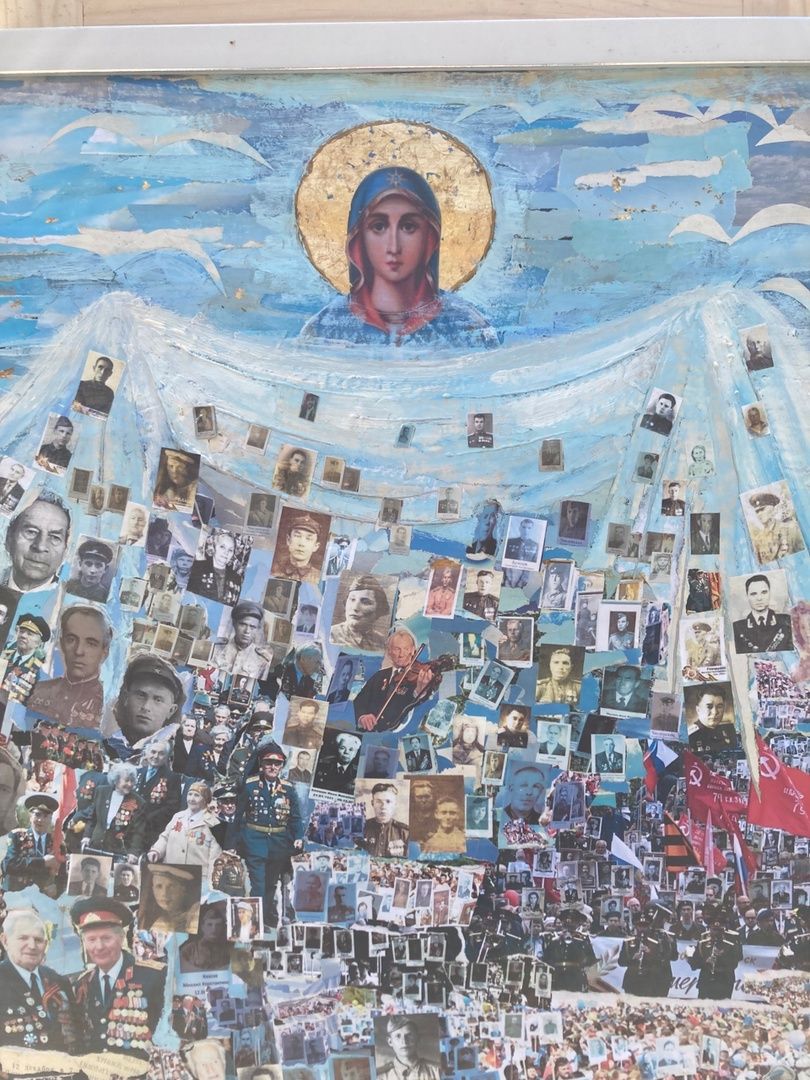 Солнечногорск, бессмертный полк, Победа, фото, коллаж