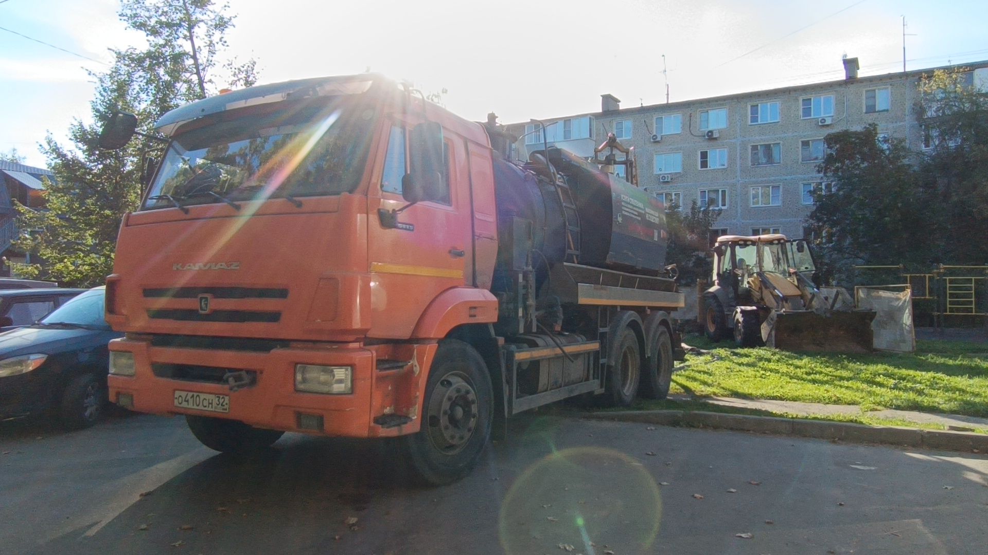 газ, лобня, двор,