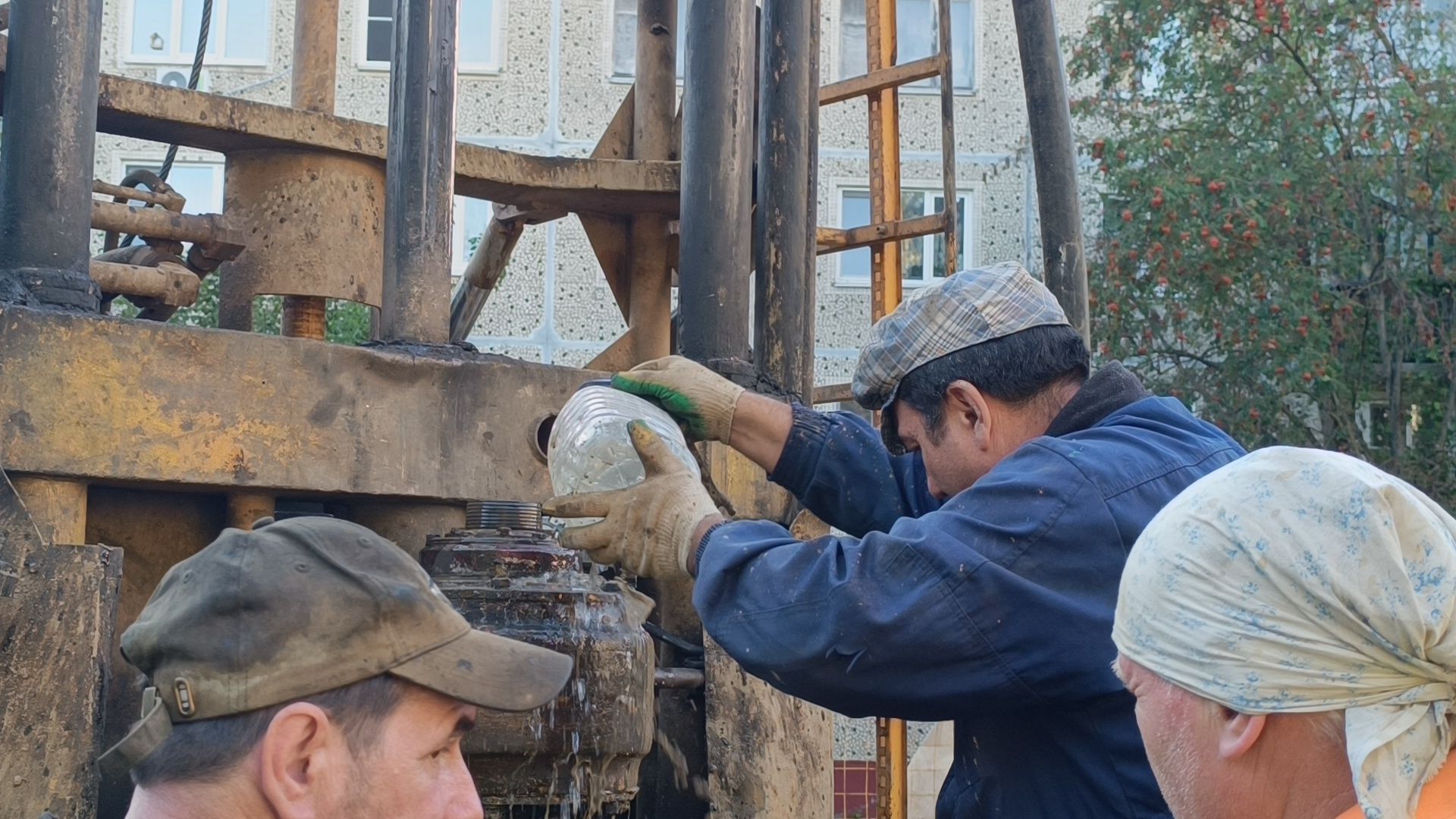 газ, лобня, двор,