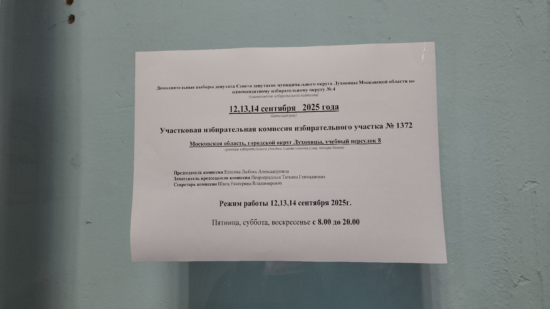 луховицы, выборы, выборы в совет депутатов,