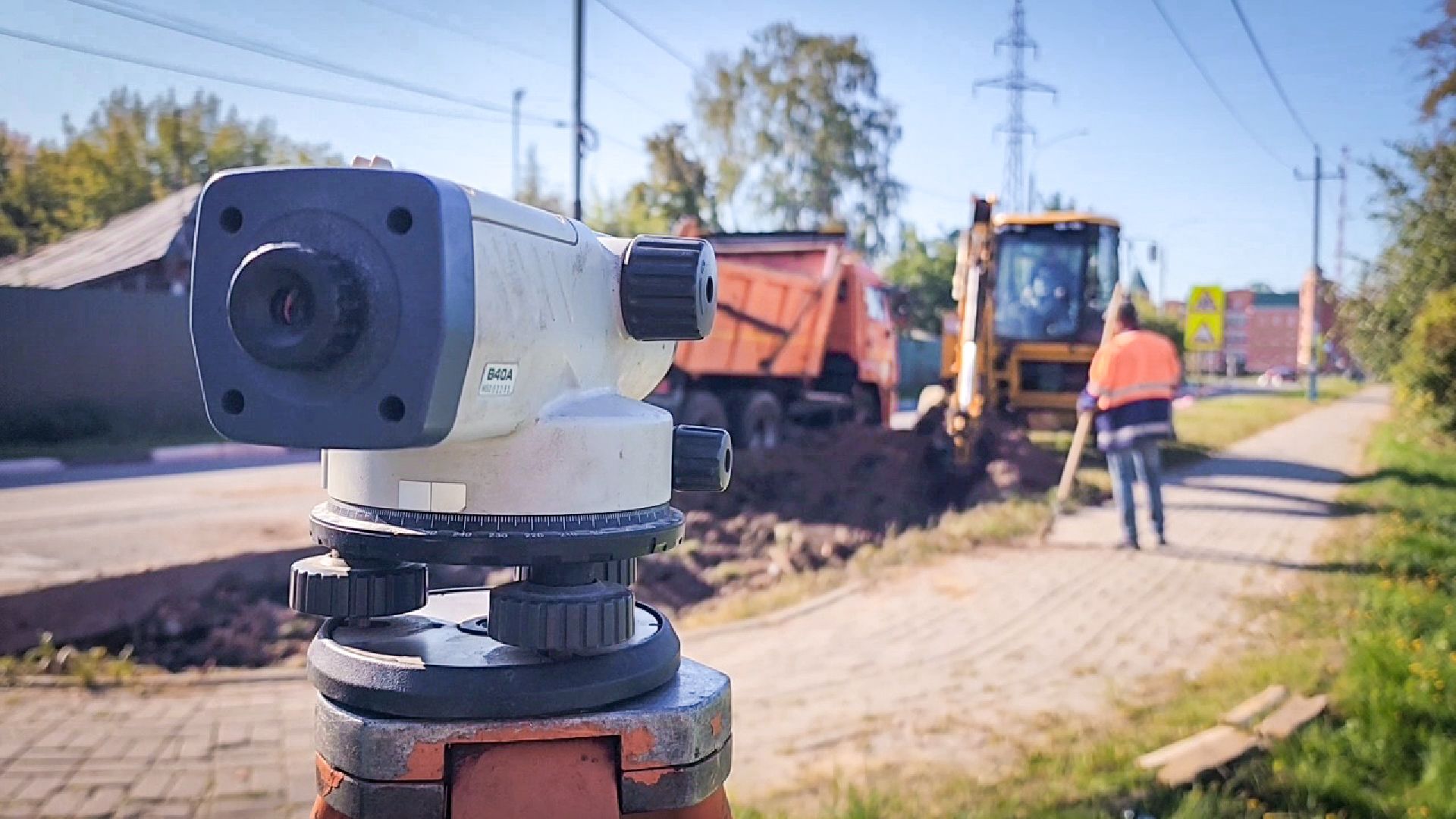 бронницы, новая парковка в бронницах, строительство заездного кармана в бронницах,