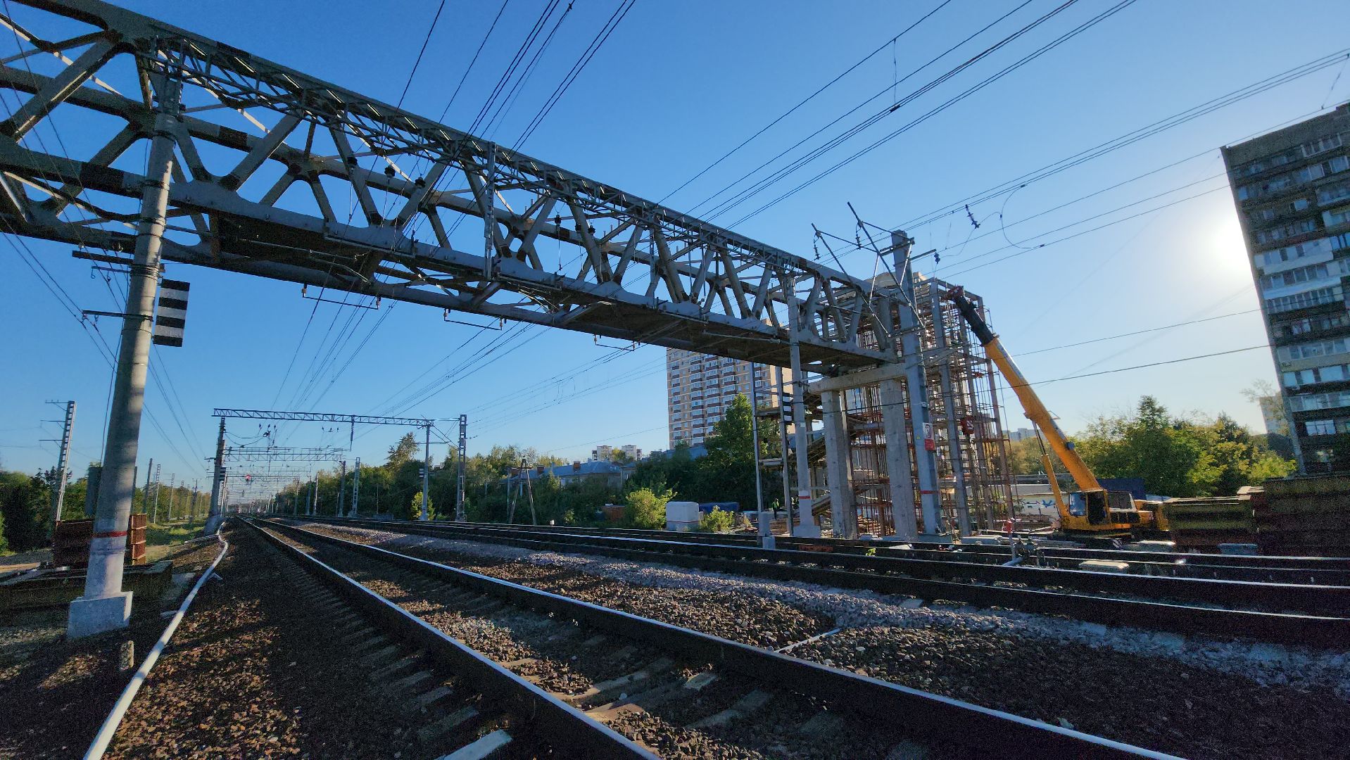 безопасность в городе, надземный переход, Лобня ,
