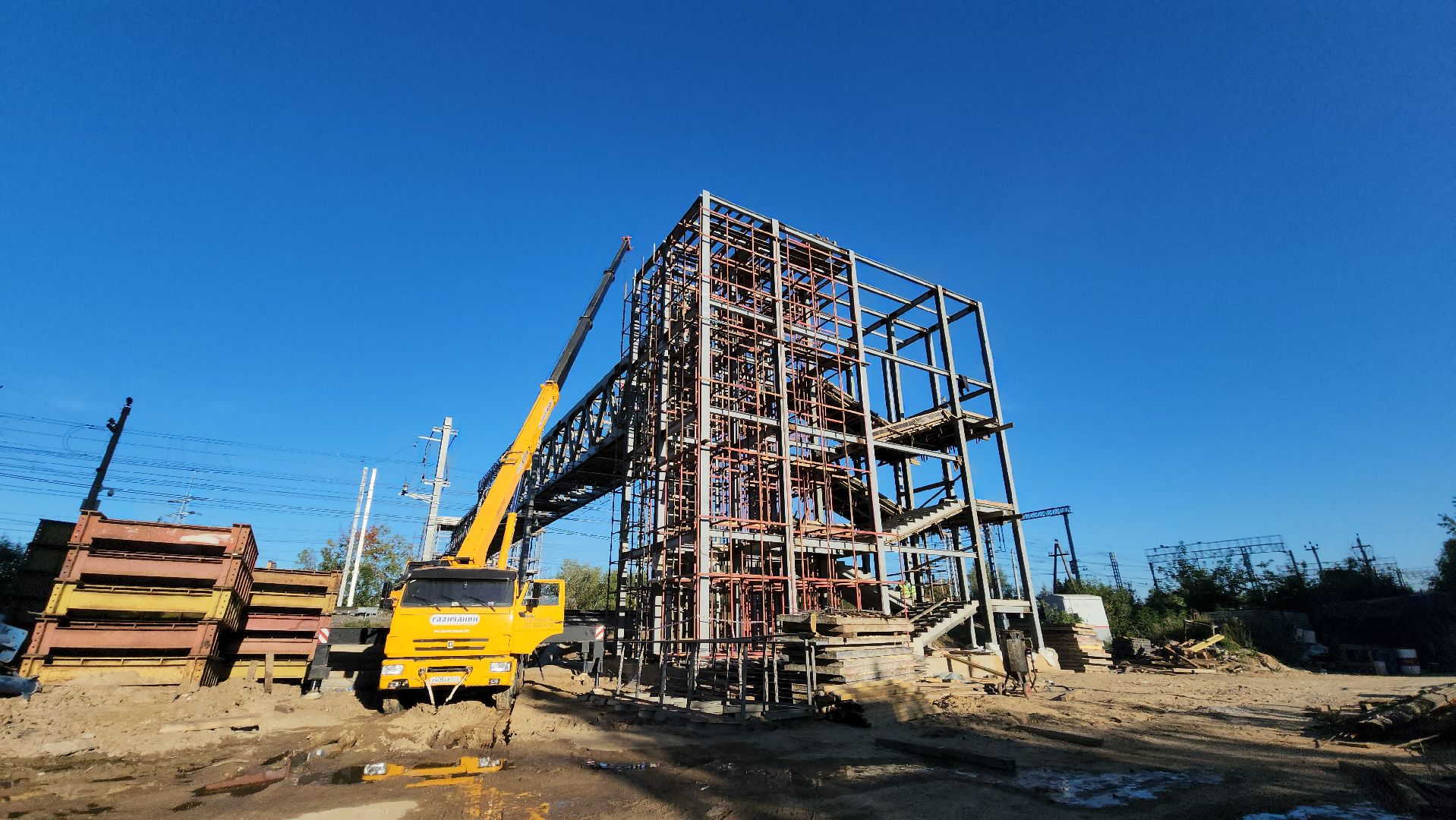 безопасность в городе, надземный переход, Лобня ,