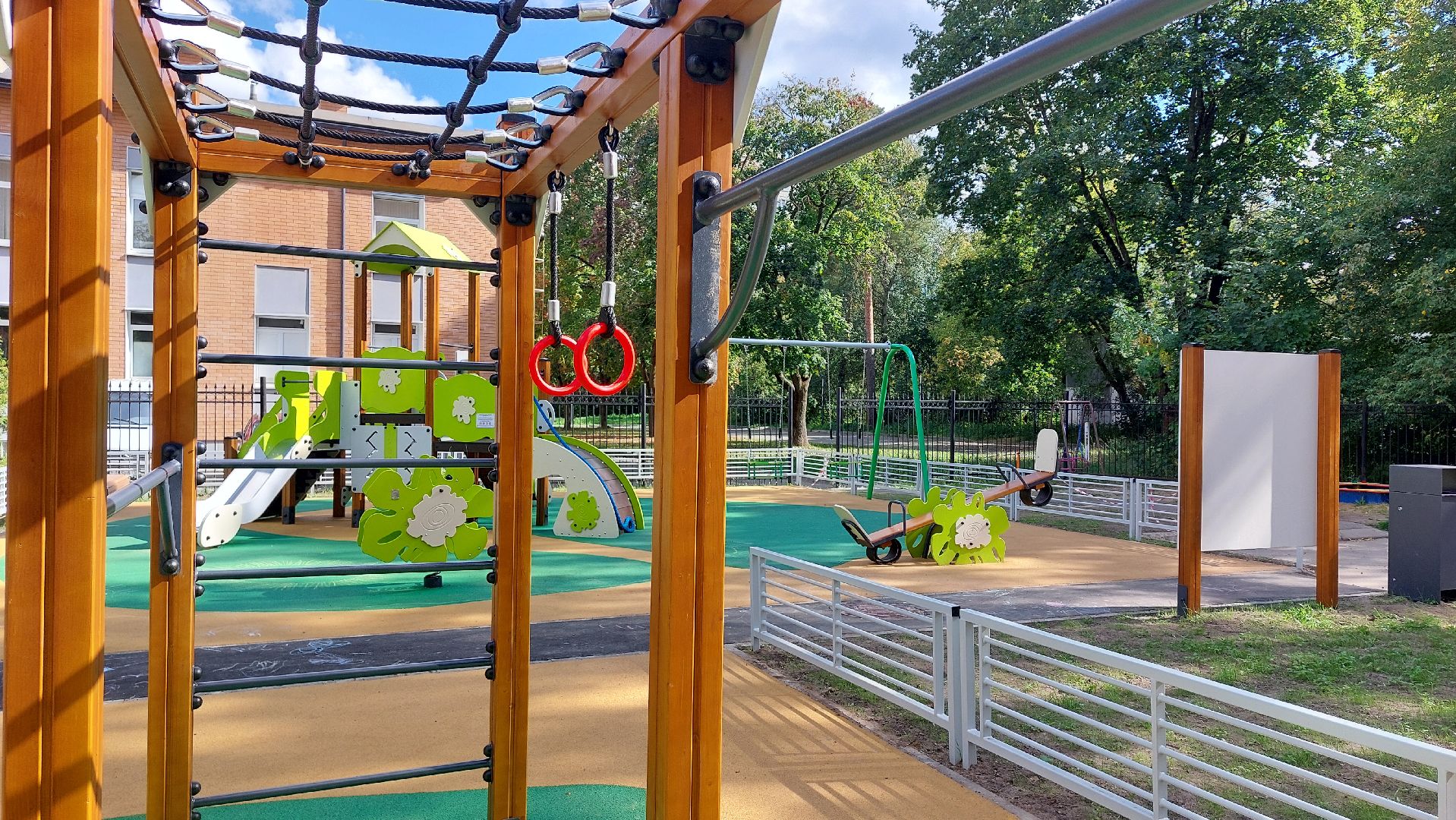 щёлково, новая детская площадка, чкаловский,