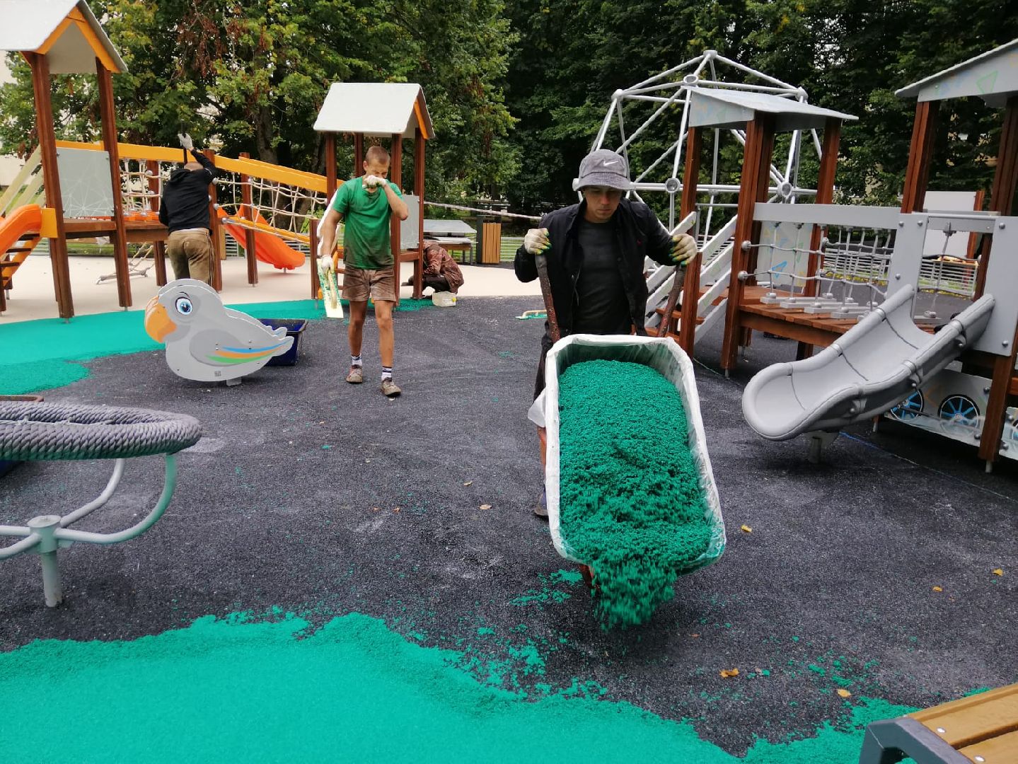 городской округ восход, благоустройство, детская площадка, спортивная площадка,