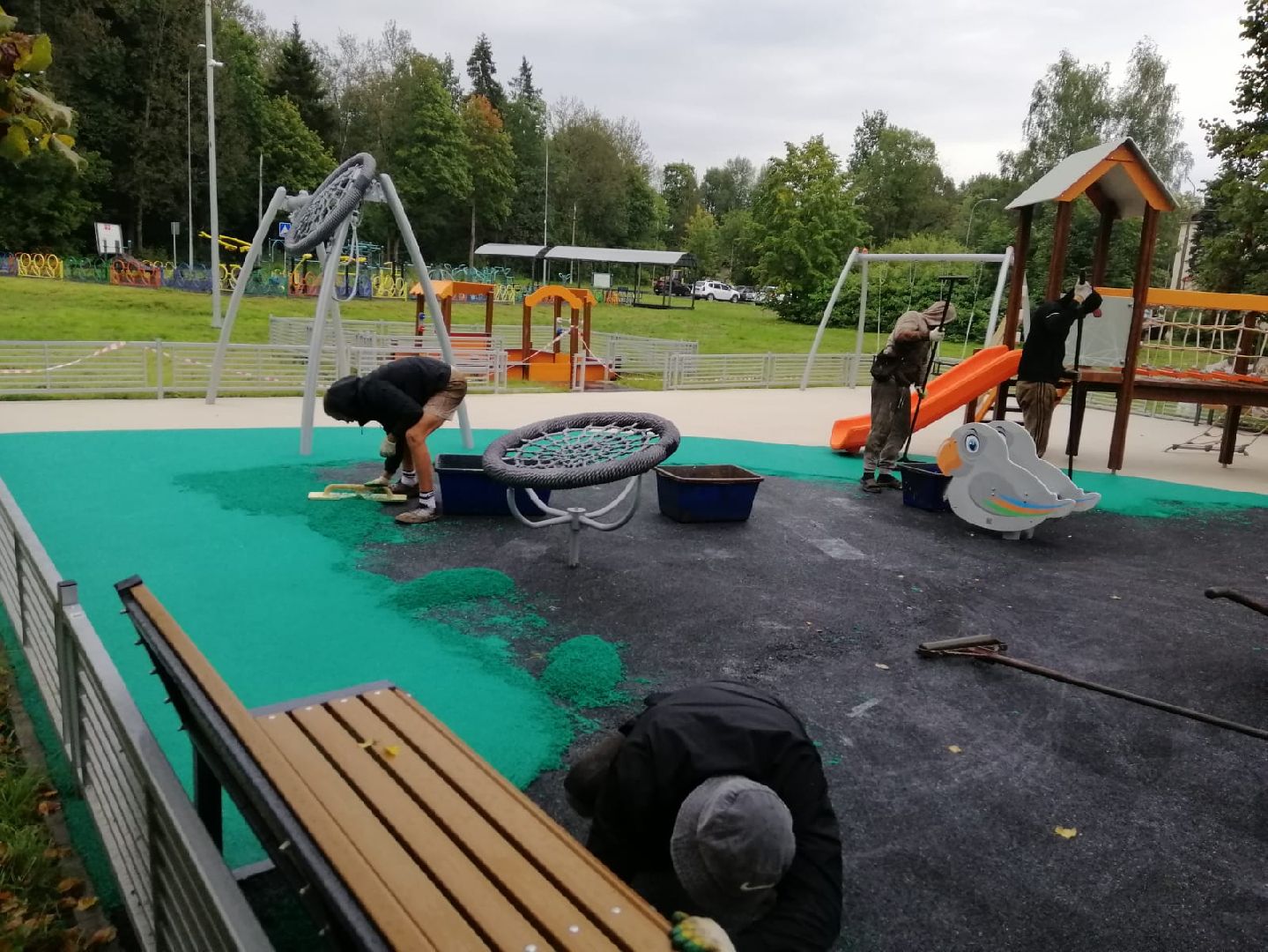 городской округ восход, благоустройство, детская площадка, спортивная площадка,