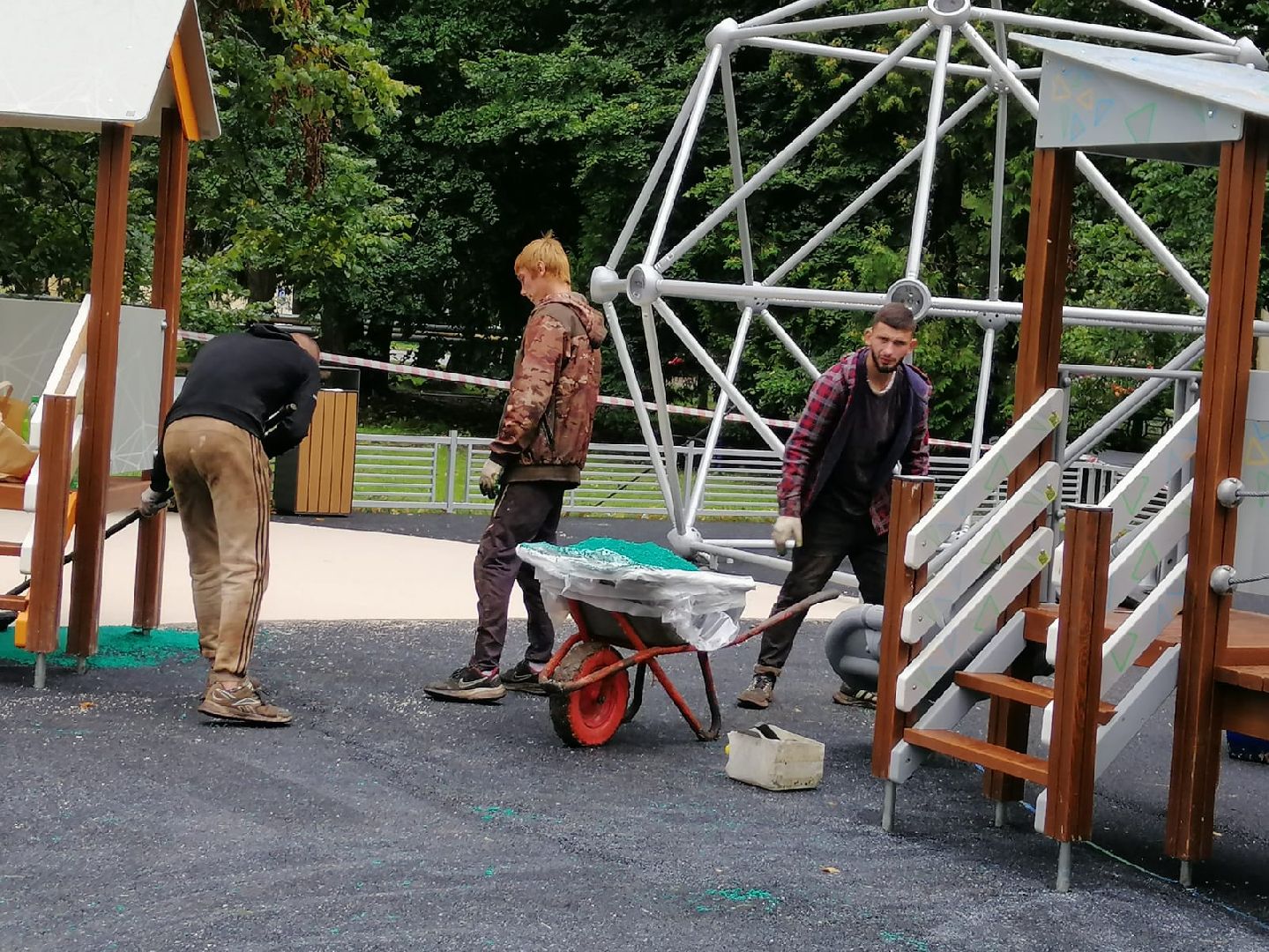 городской округ восход, благоустройство, детская площадка, спортивная площадка,