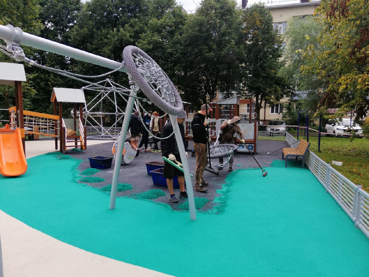 городской округ восход, благоустройство, детская площадка, спортивная площадка,