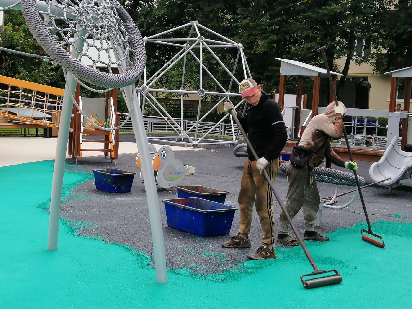 городской округ восход, благоустройство, детская площадка, спортивная площадка,