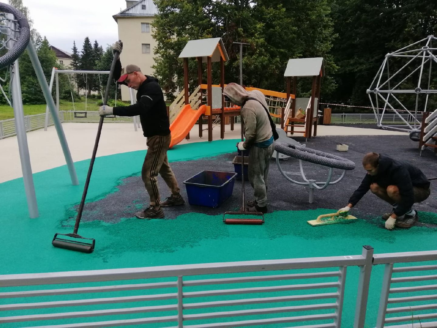 городской округ восход, благоустройство, детская площадка, спортивная площадка,