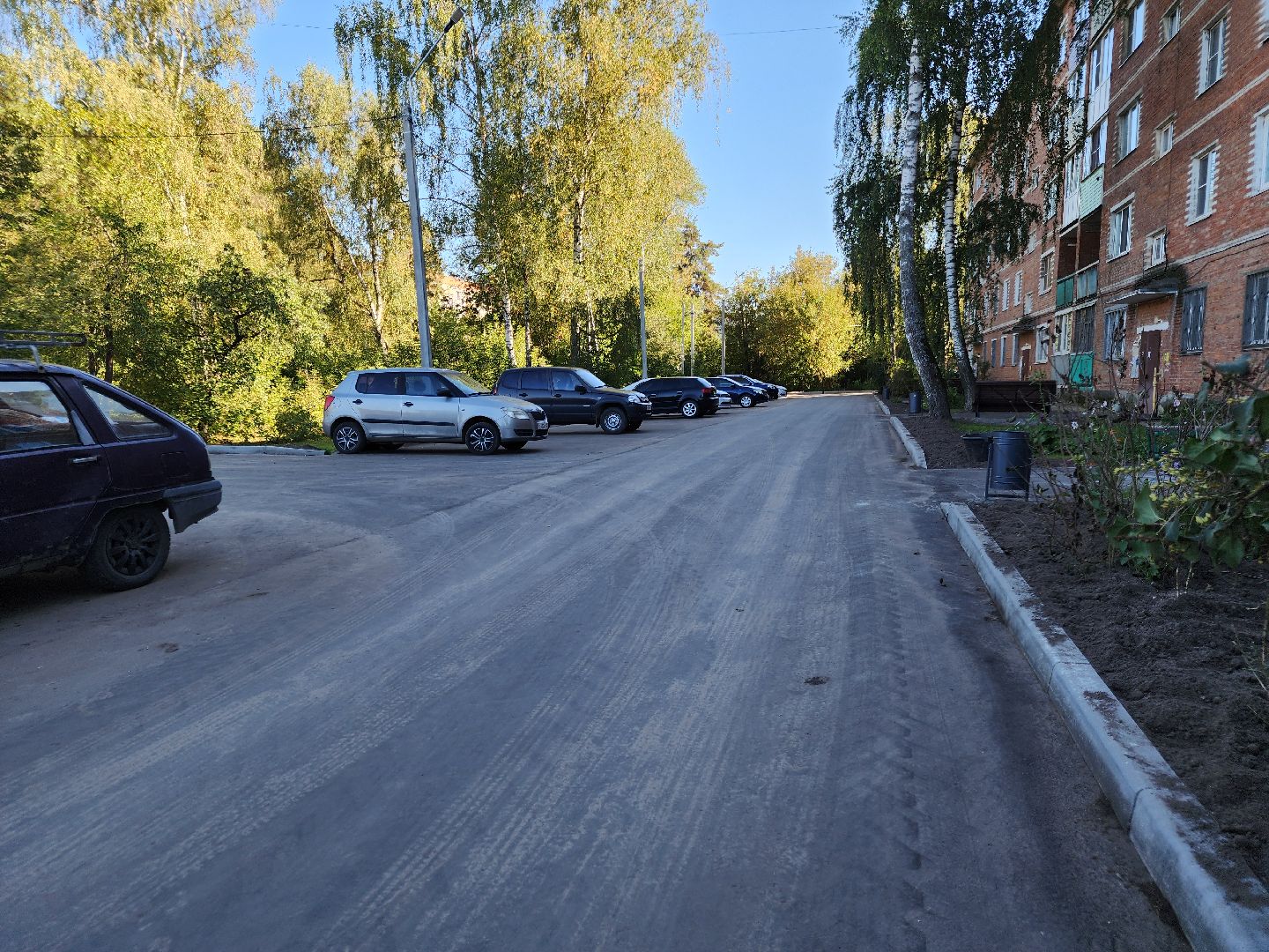 благоустройство дворов, куровское, орехово-зуевский округ,