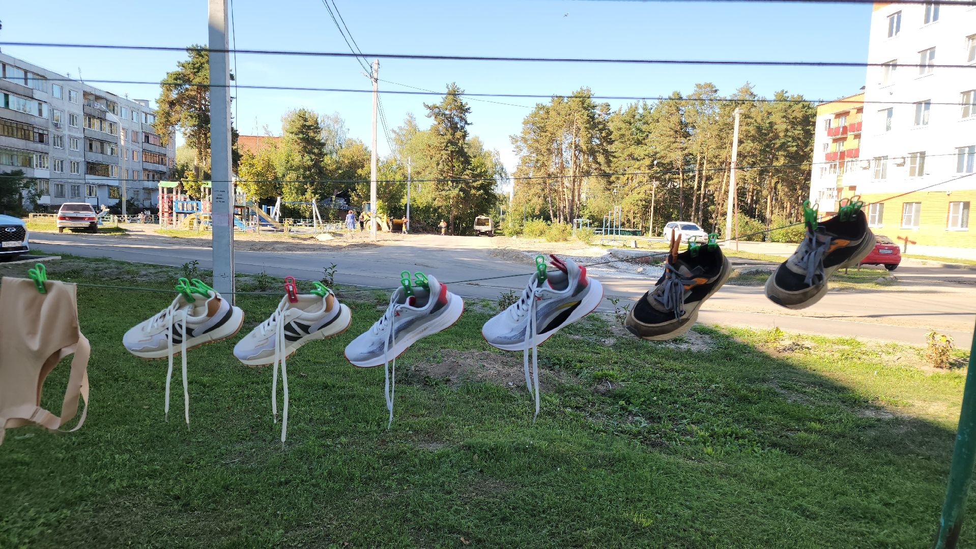 благоустройство дворов, куровское, орехово-зуевский округ,