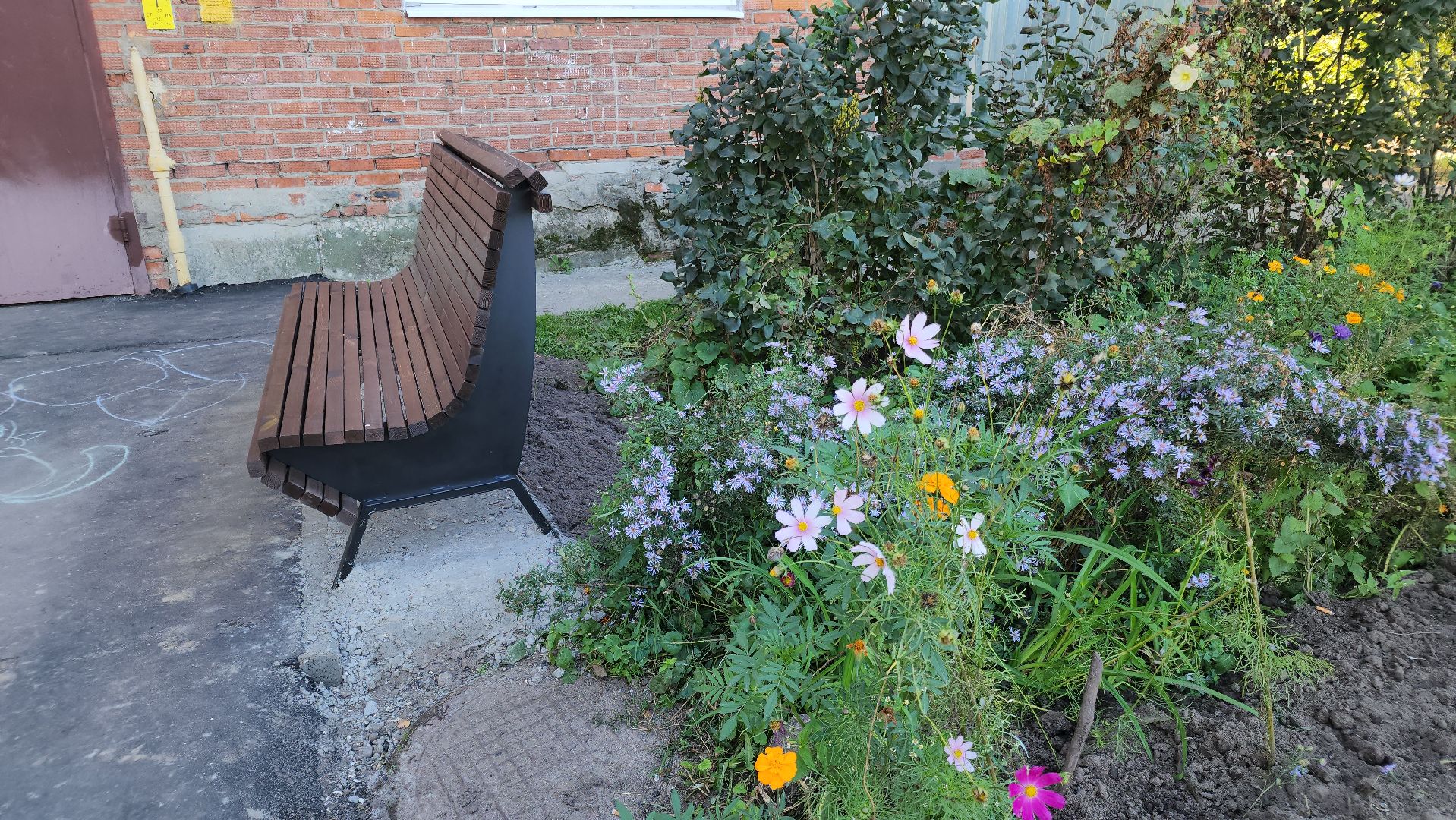 благоустройство дворов, куровское, орехово-зуевский округ,